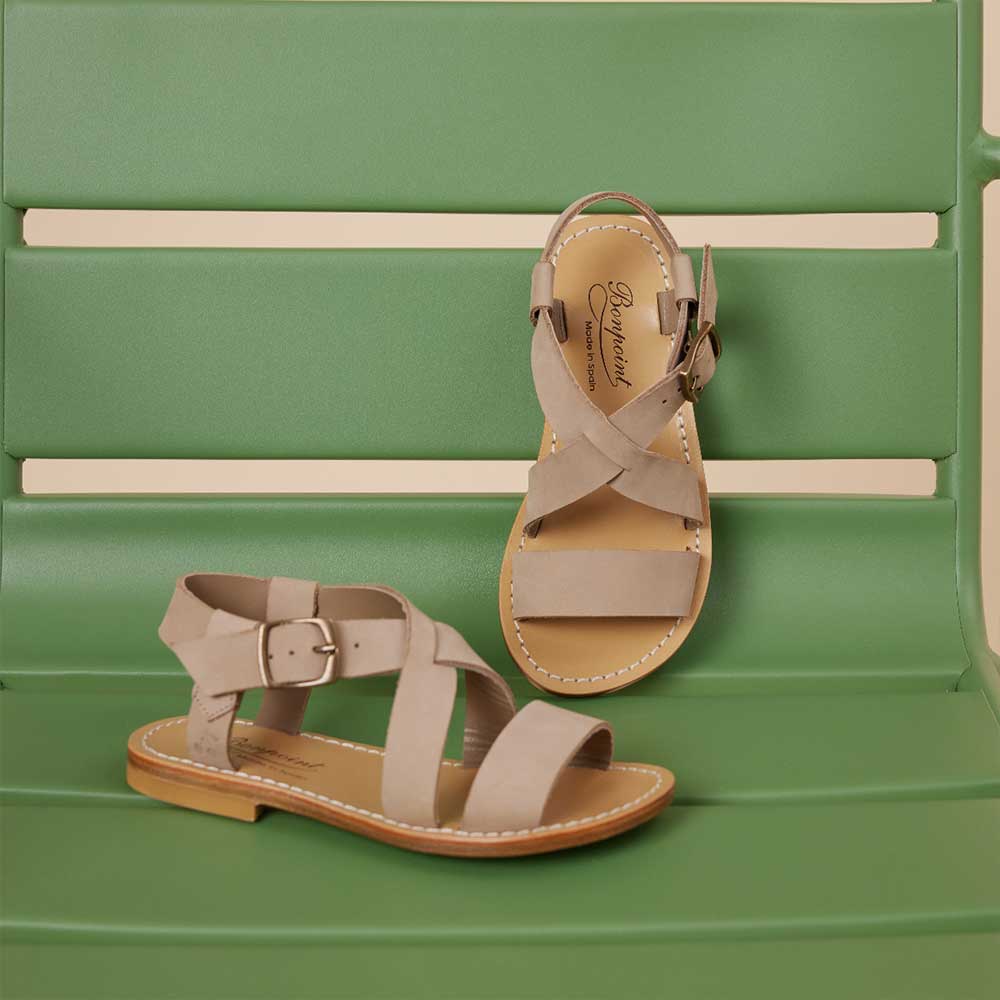 ボンポワン オンラインストア | Bonpoint レザーサンダル 