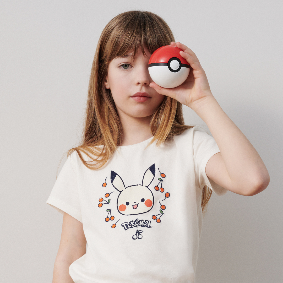 Bonpoint × Pokemon Aada Tシャツ