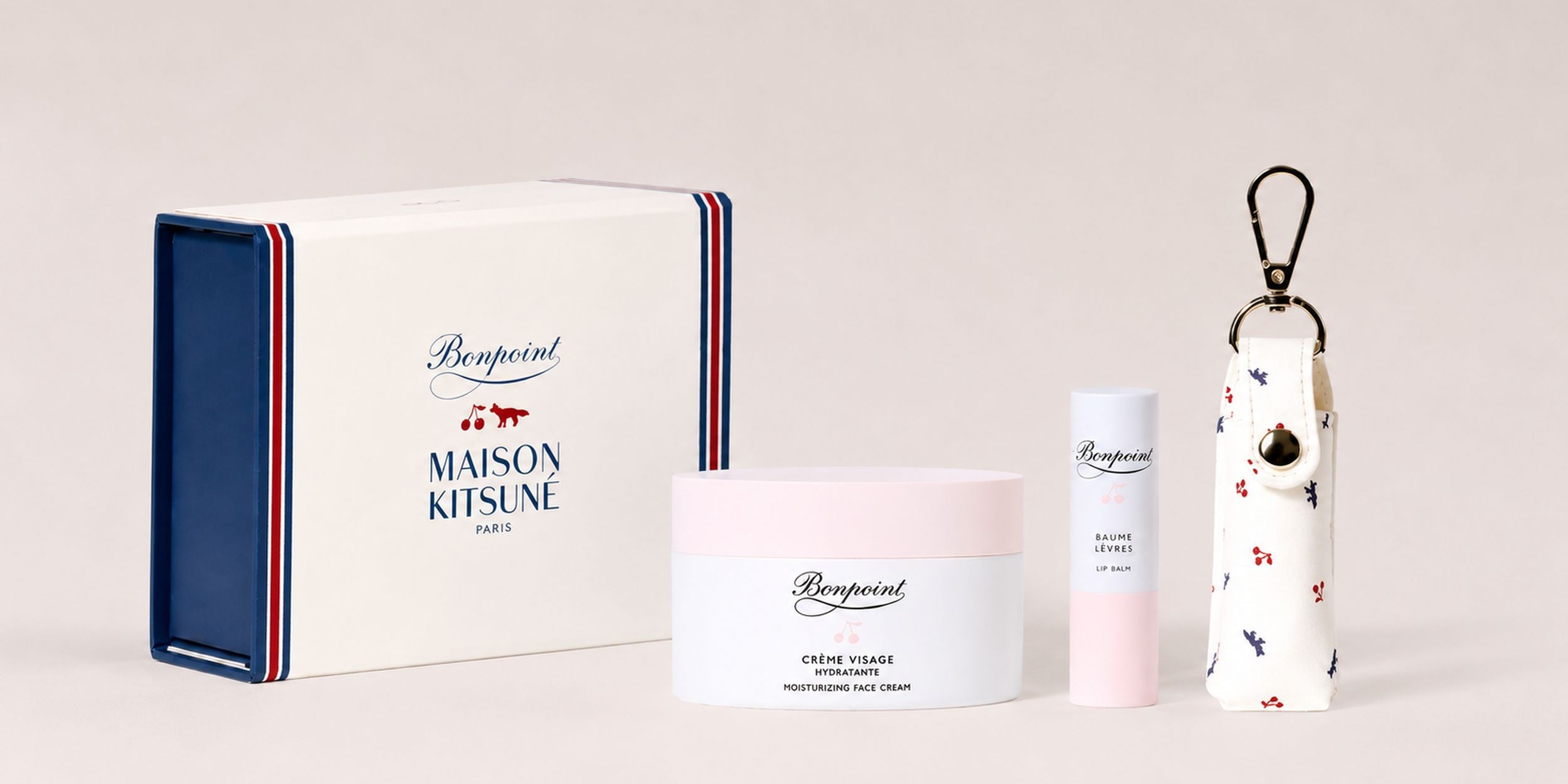 Bonpoint x Maison Kitsune コフレセット ポーチ付き Bonpoint x Maison Kitsuné | Bonpoint • ボンポワン公式オンライン