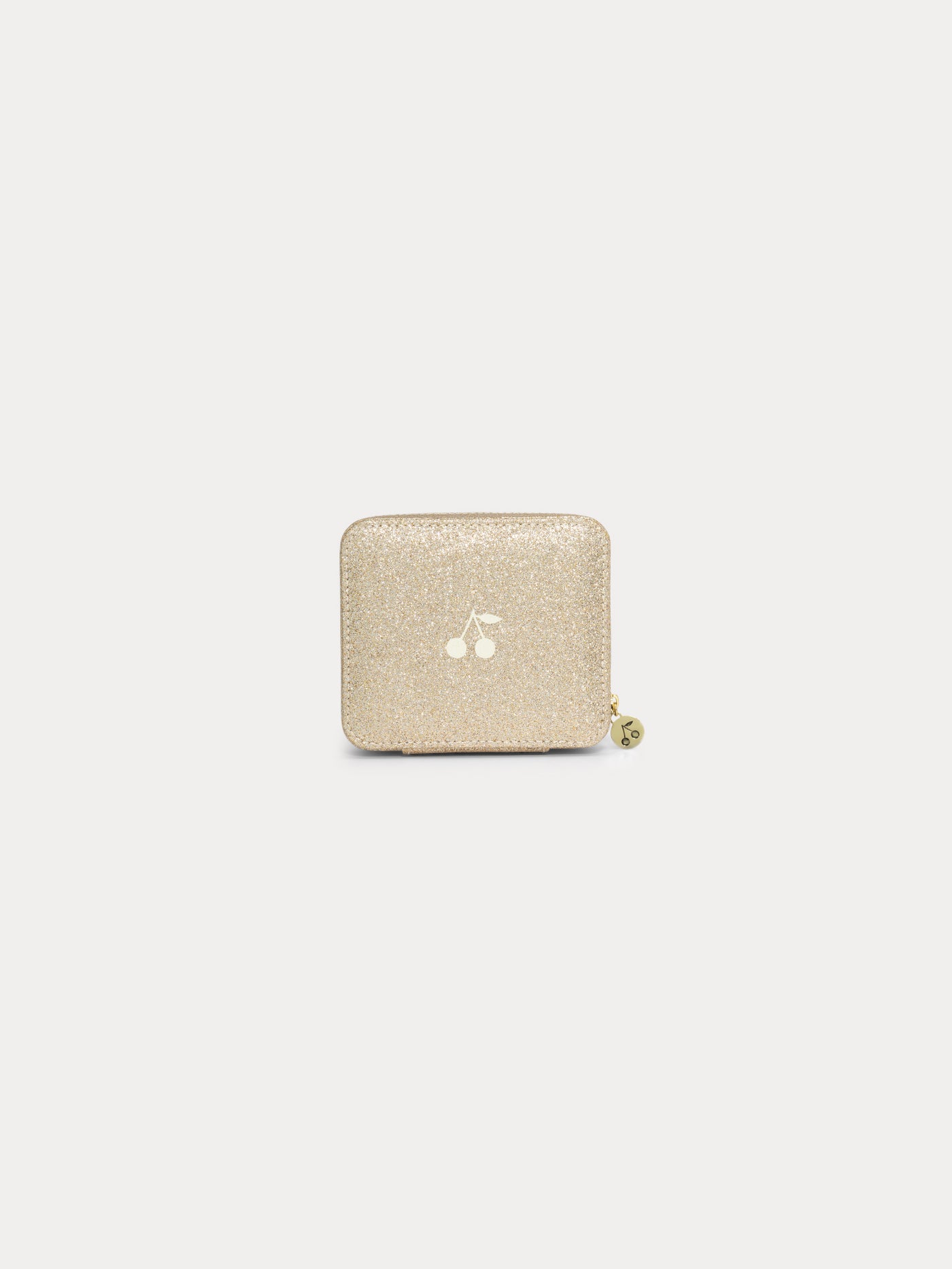 Square glitter pouch