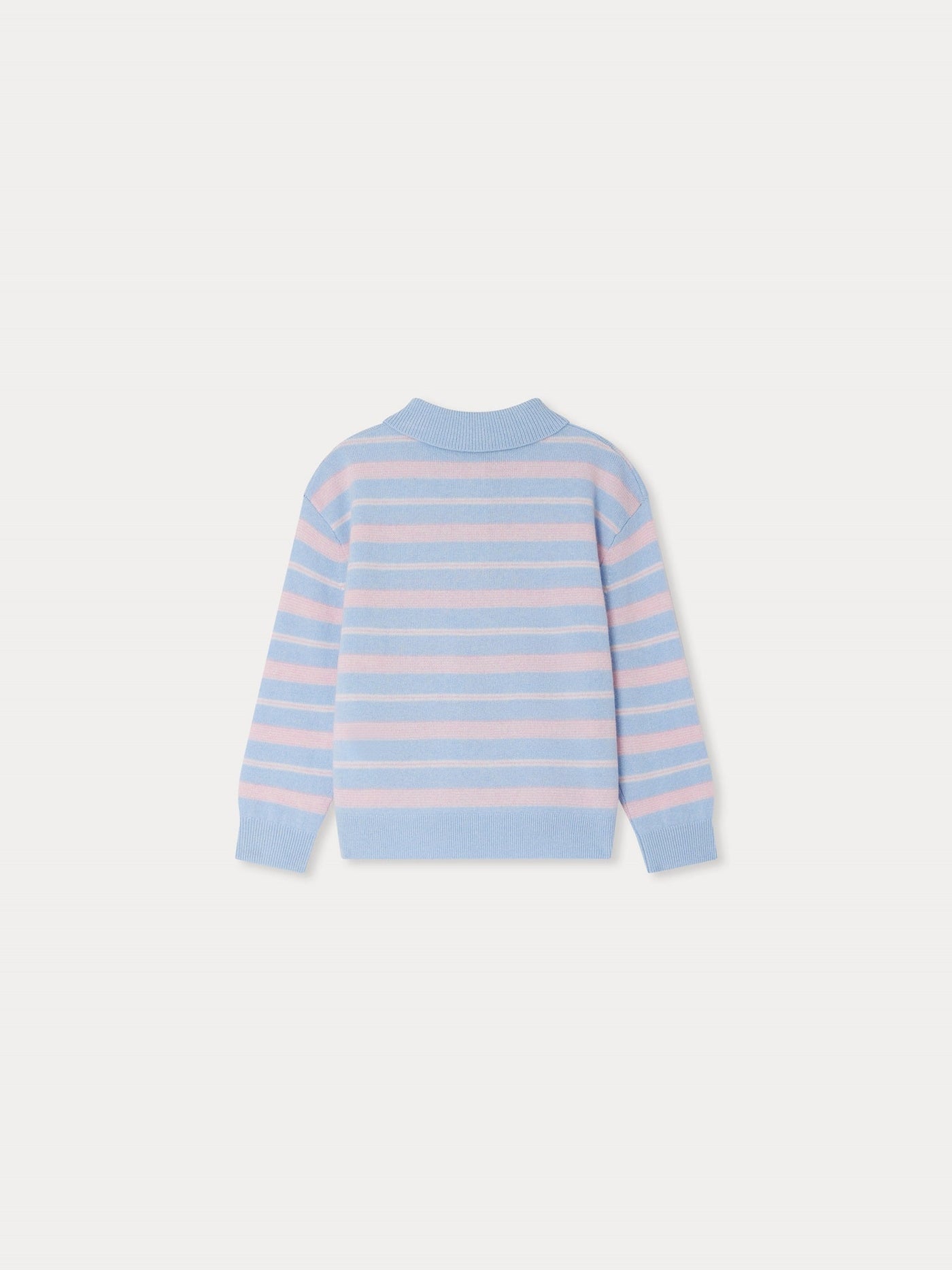 Bonpoint x Guest in Residence Louie unisex polo neck sweater cashmere in blue