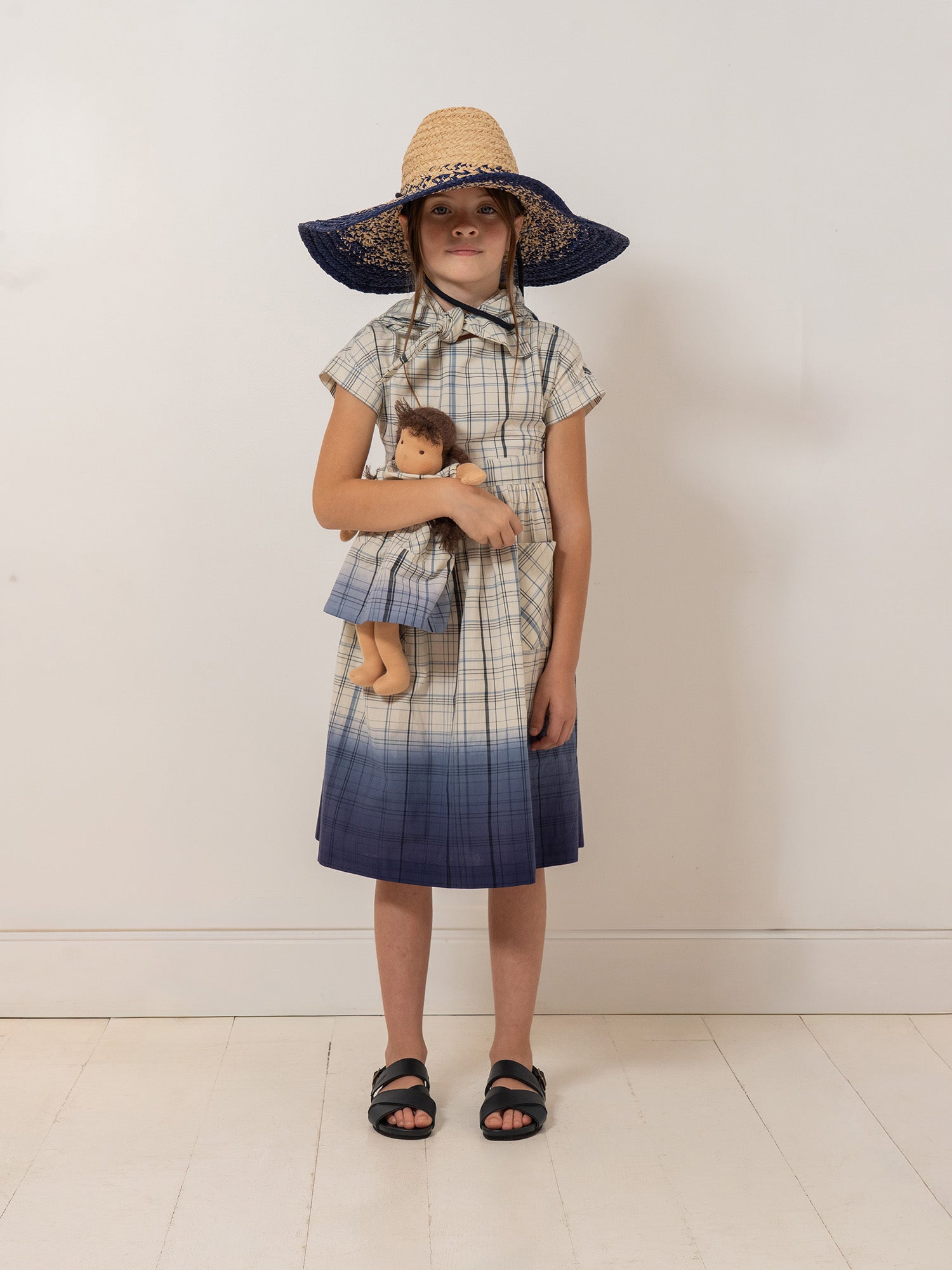 Girl - Checkered dresses | Bonpoint • ボンポワン公式オンライン