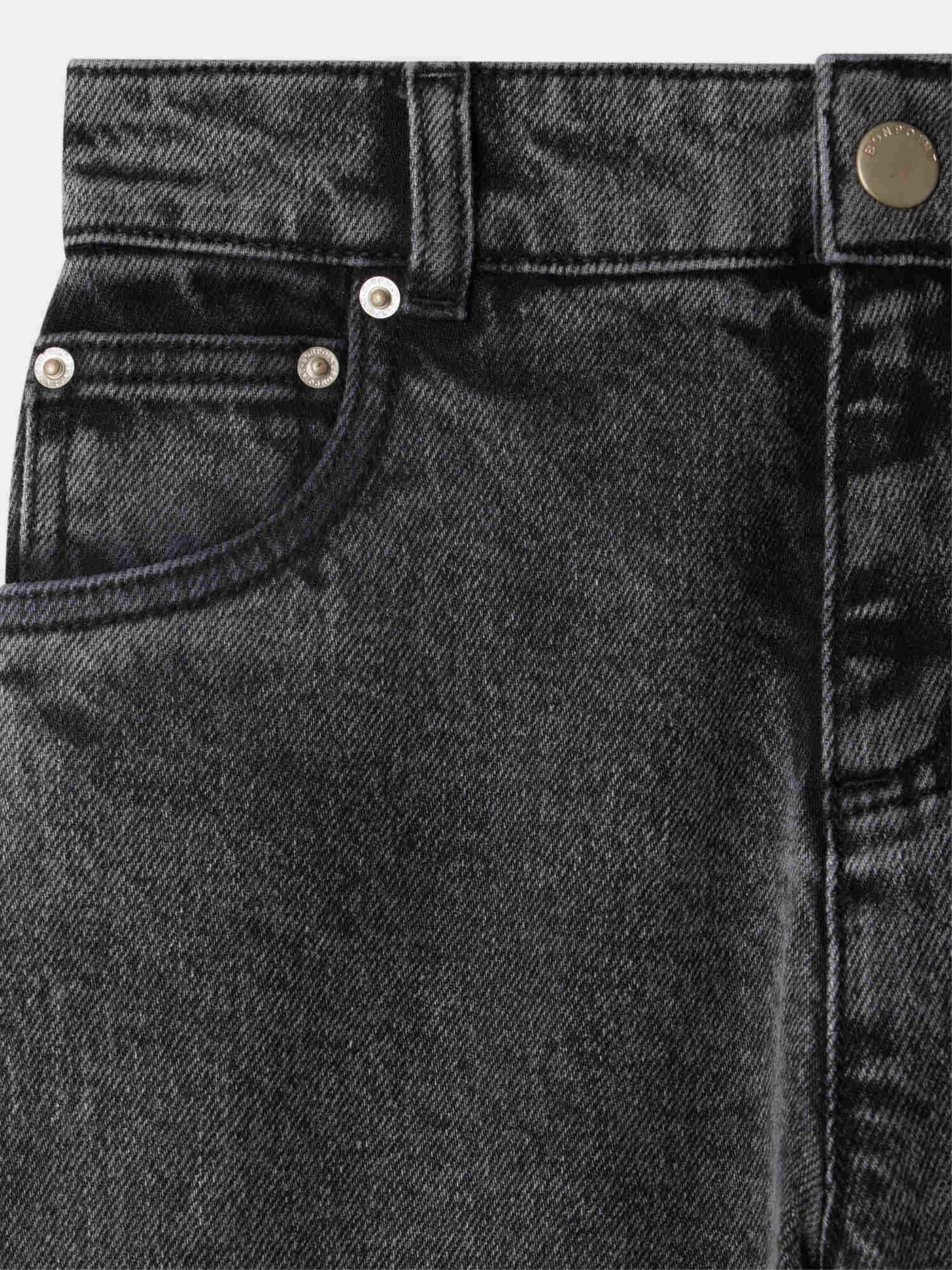 Eliott black organic cotton denim pants