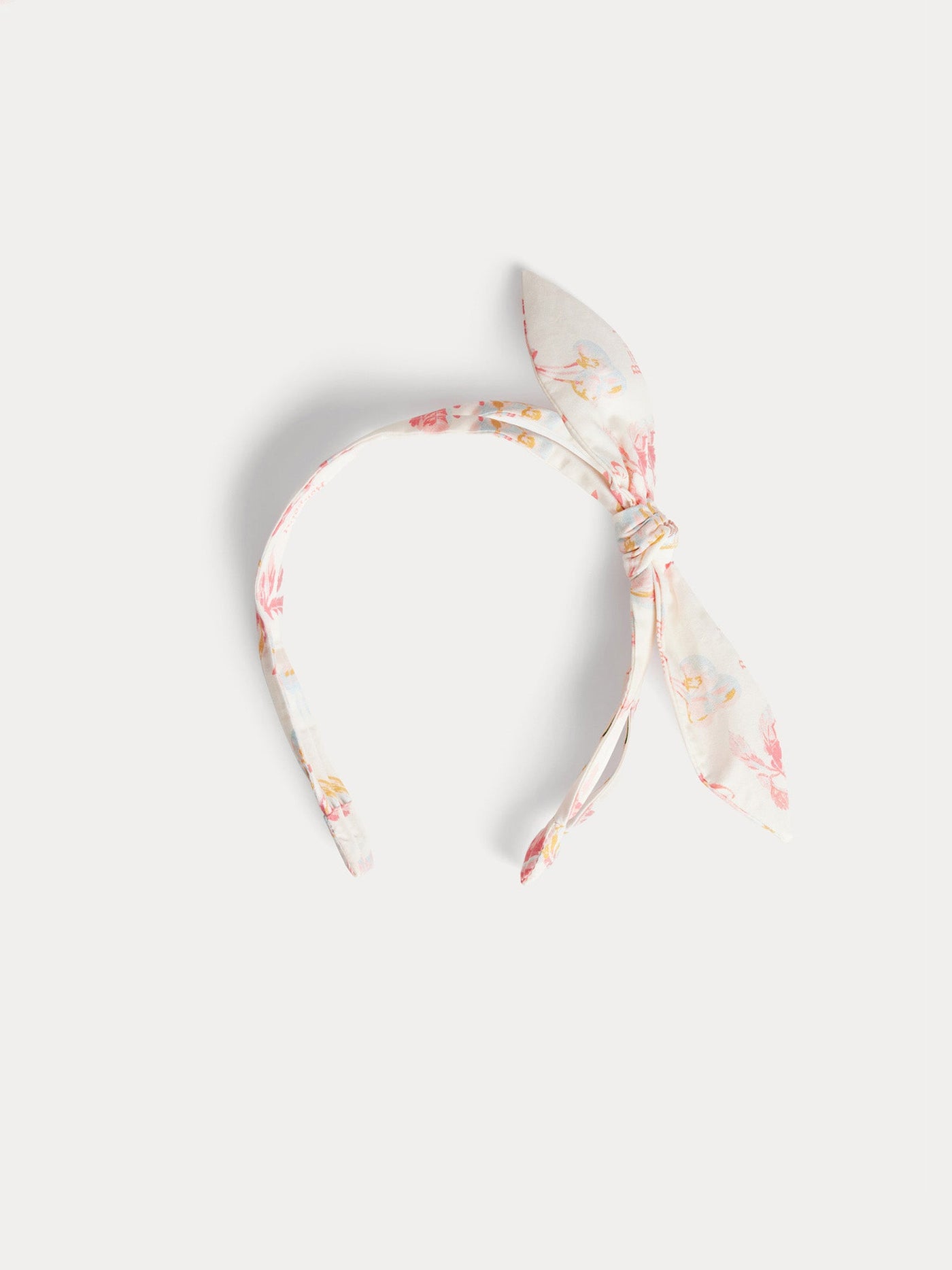 Lorette cherry print headband in organic cotton