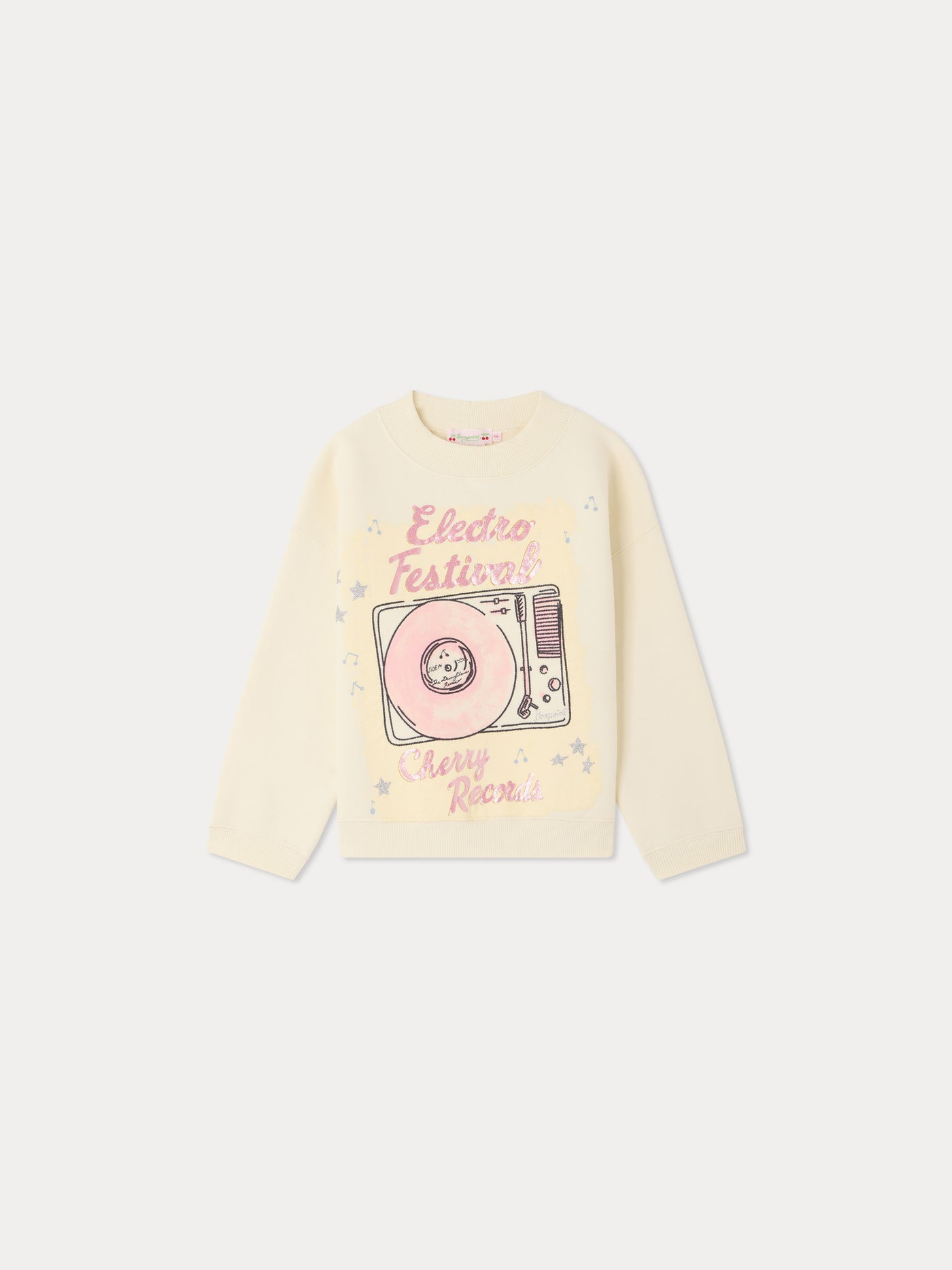 Bart printed sweatshirt for Electro Festival in organic cotton