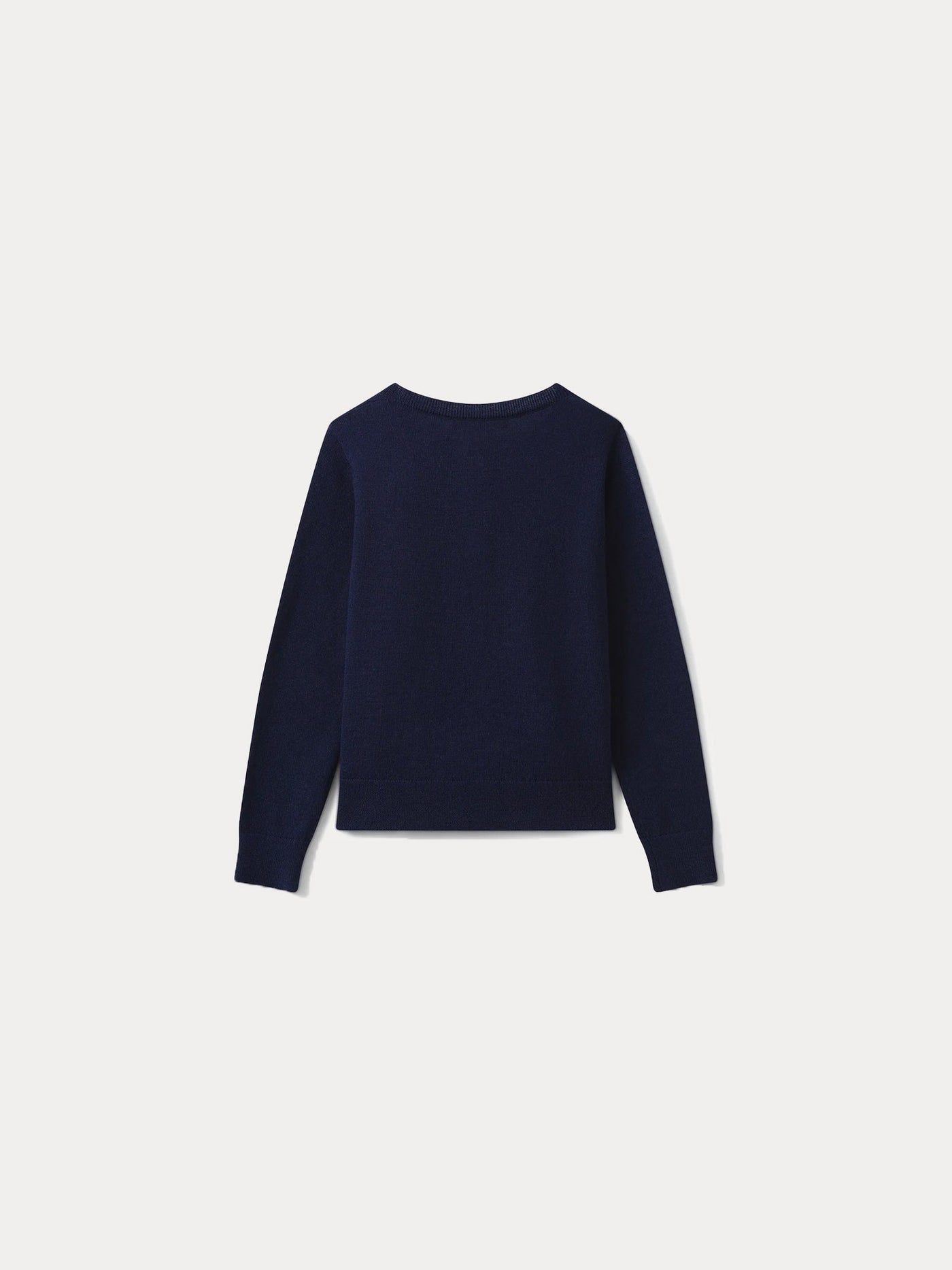 Cardigan navy in merino wool