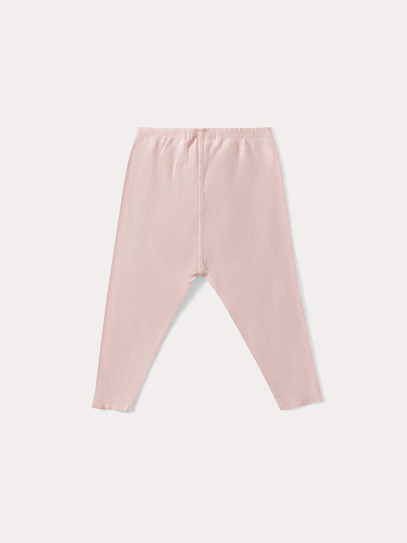 Baby leggings in pink organic cotton