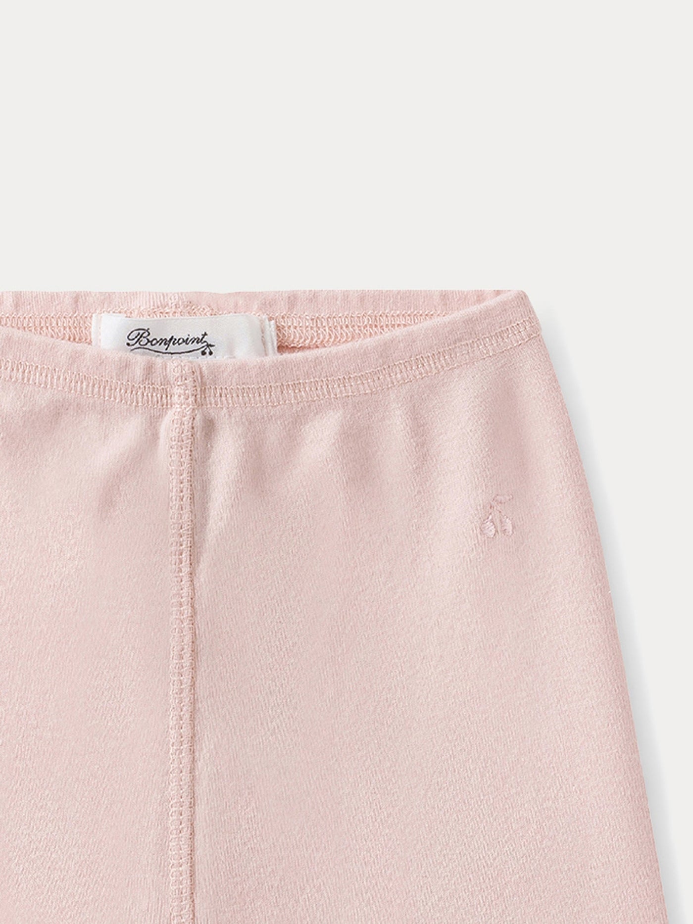 Baby leggings in pink organic cotton