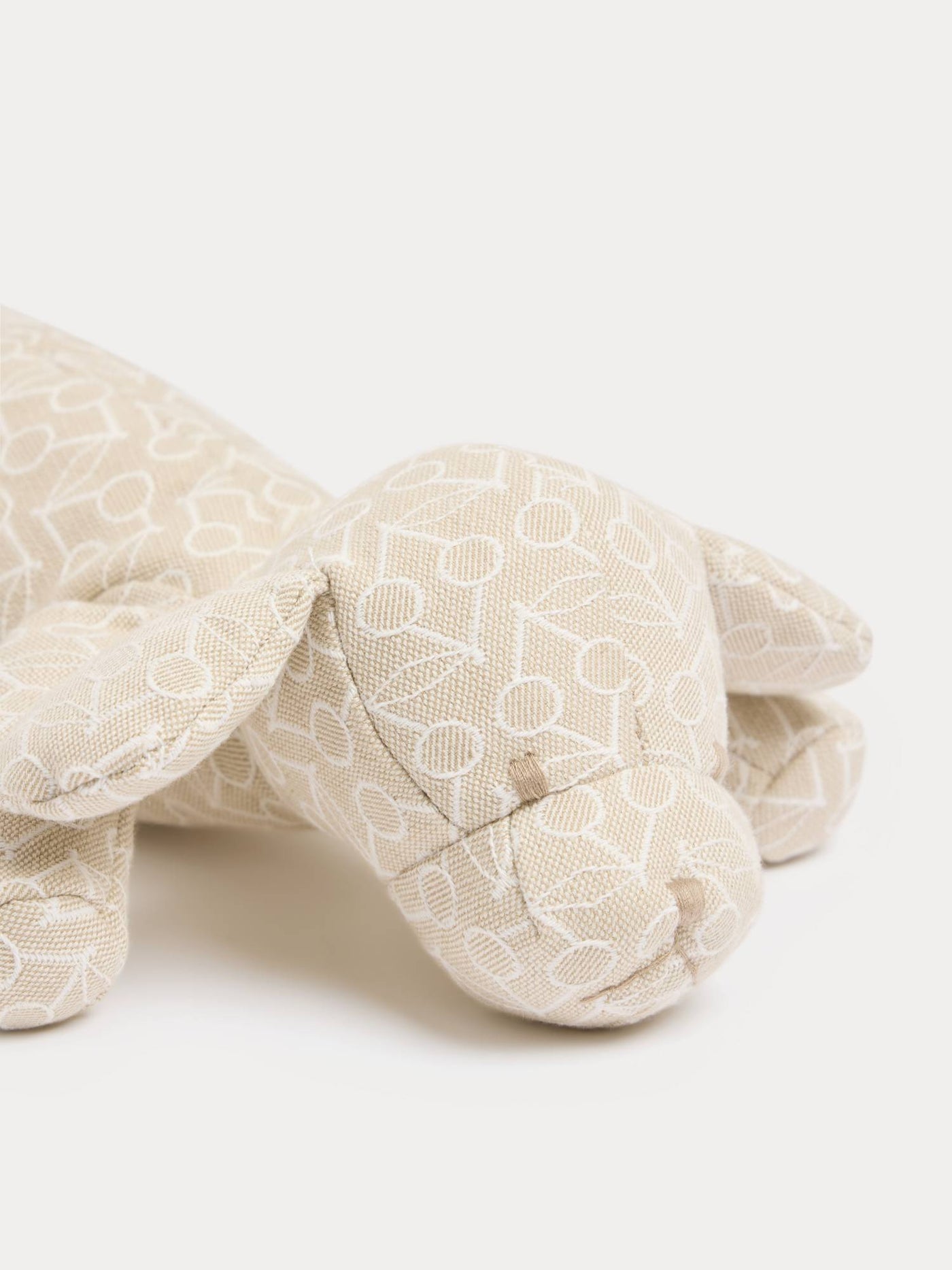 コットン チェリープリント ドッグぬいぐるみ（25cm）