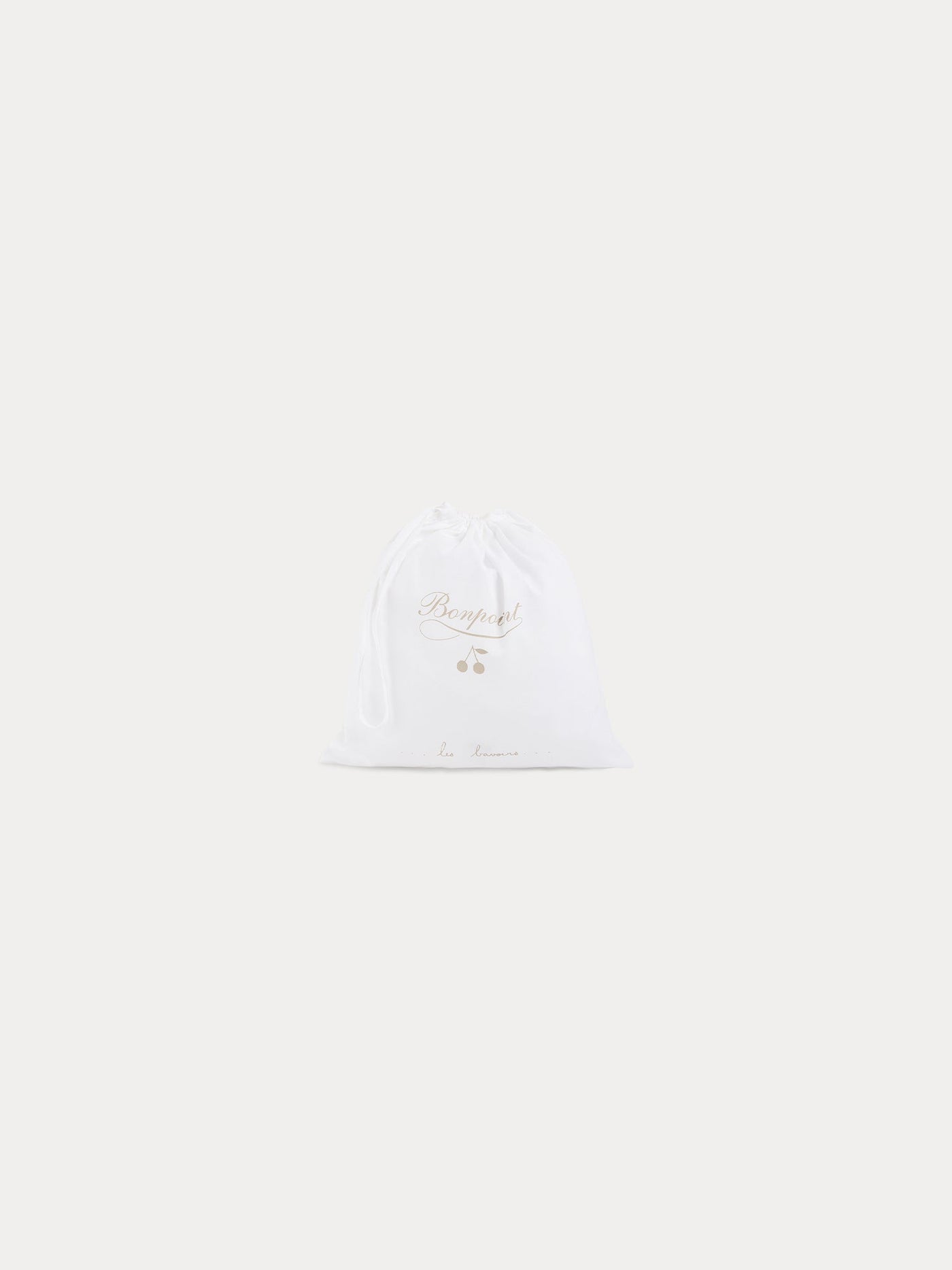 Set of embroidered bibs White