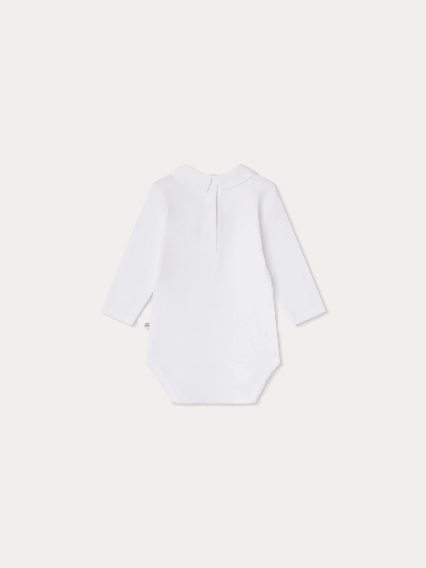 Septembre hand-embroidered bodysuit in organic cotton