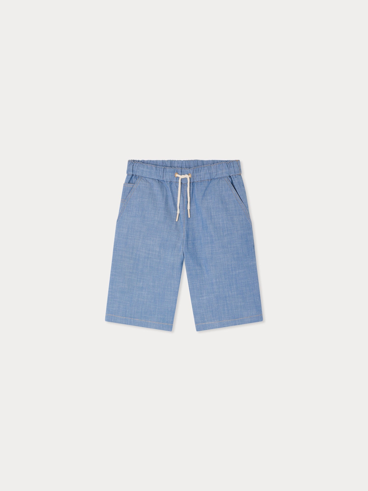 【新品】Bonpointボンポワン デニムパンツ　ブルージーンズ　10A ロゴラベル デニムショーツ • ボンポワン公式オンラインストア | BONPOINT