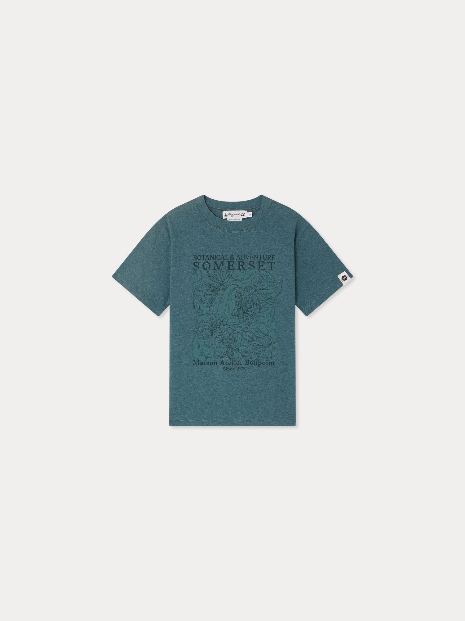 Thibald printed Somerset t-shirt in organic cotton • ボンポワン