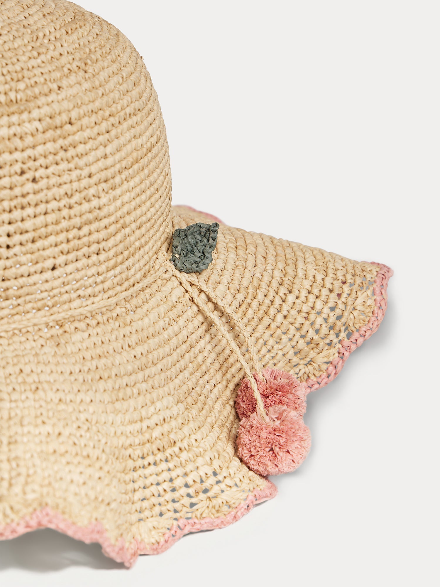 Lila hand-braided sun hat • ボンポワン公式オンラインストア | BONPOINT
