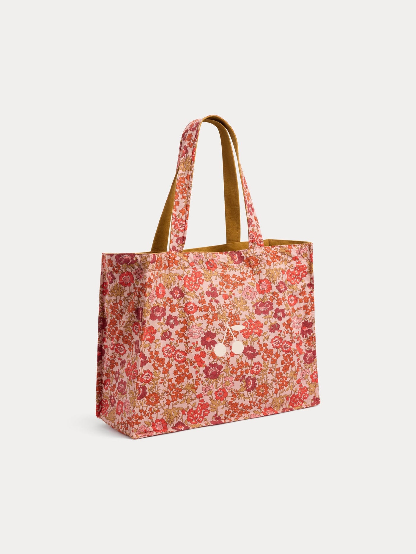 Emiko reversible tote bag in Liberty organic cotton fabric