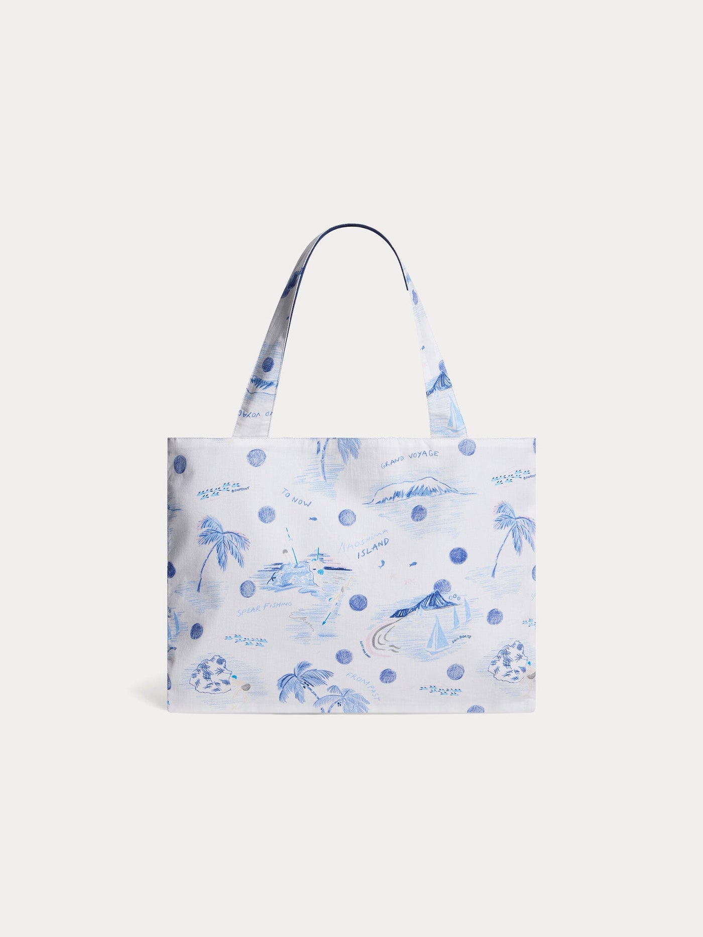 Nolybag reversible tote bag with Iceland print