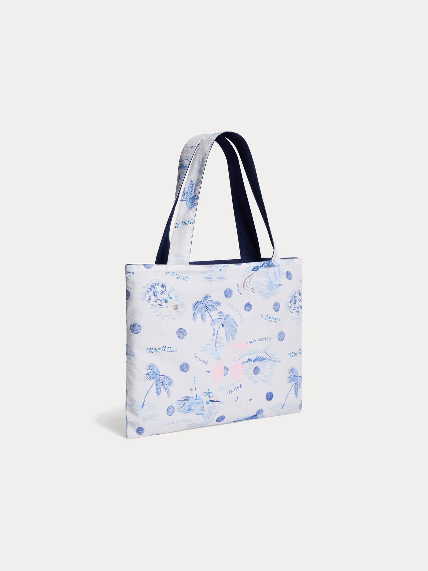 Nolybag reversible tote bag with Iceland print