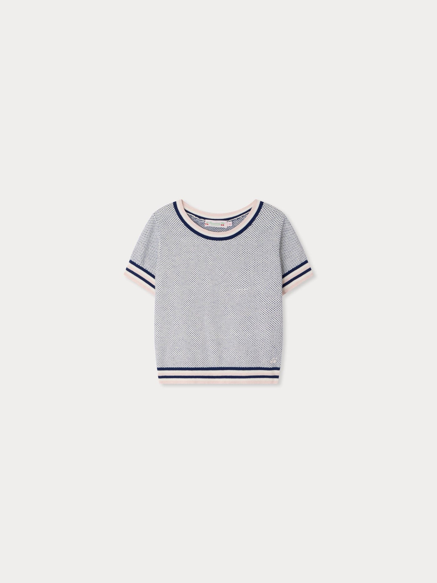 柄編み カシミヤニット