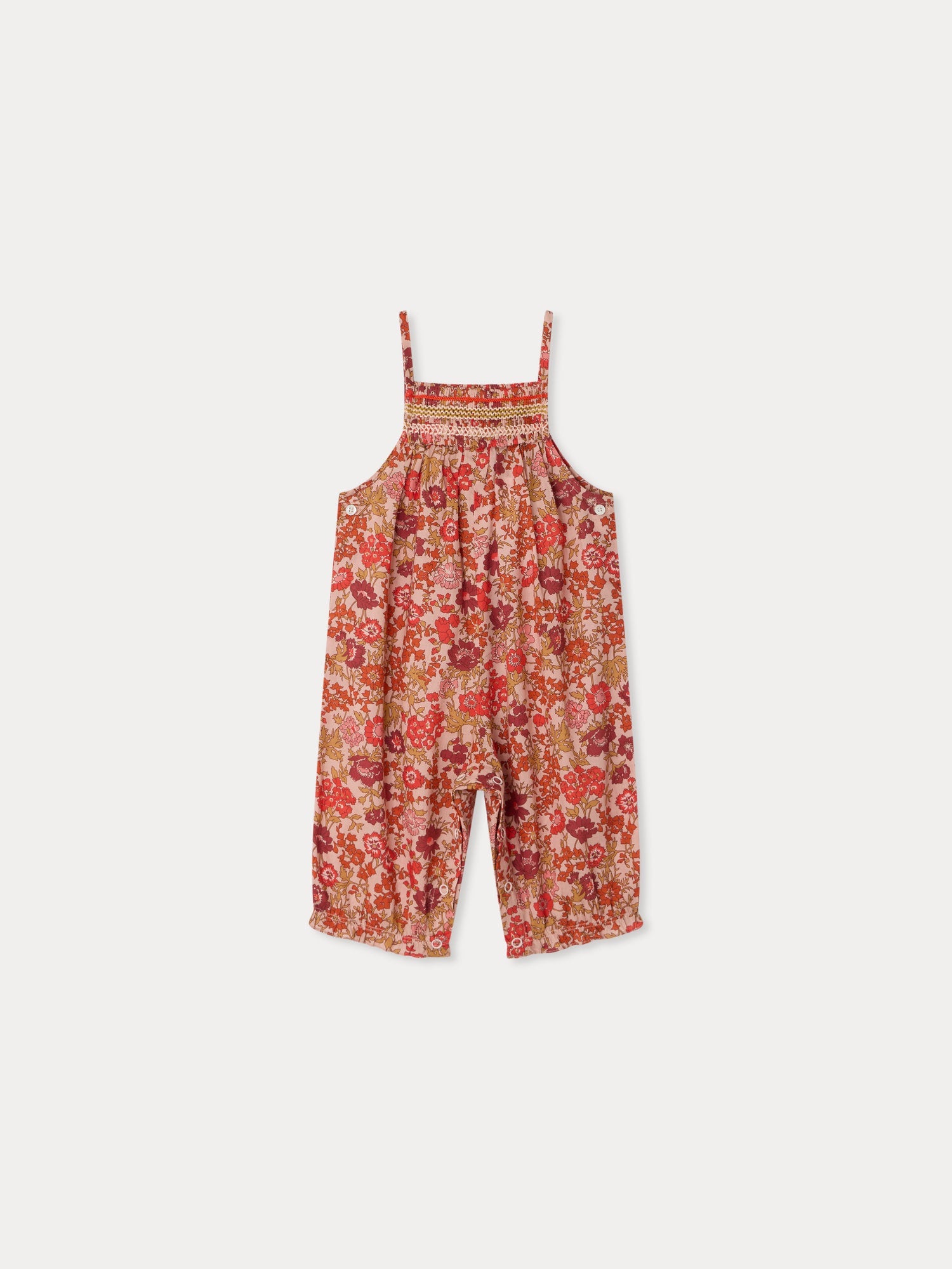 タグ付き新品　ボンポワン　オーバーオール　18M Lilisy dungarees in Liberty fabric and organic cotton • ボンポワン