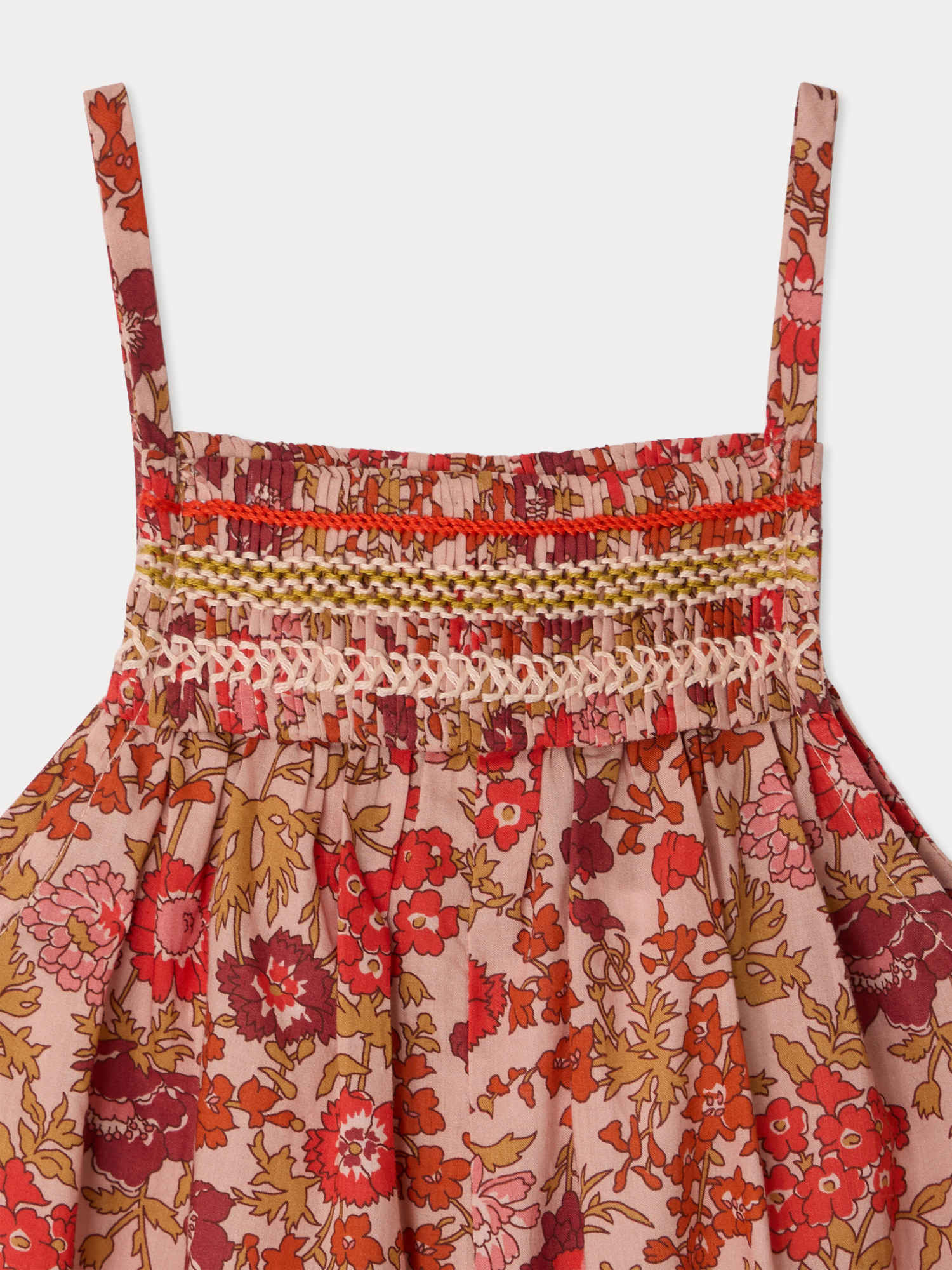 Lilisy dungarees in Liberty fabric and organic cotton • ボンポワン