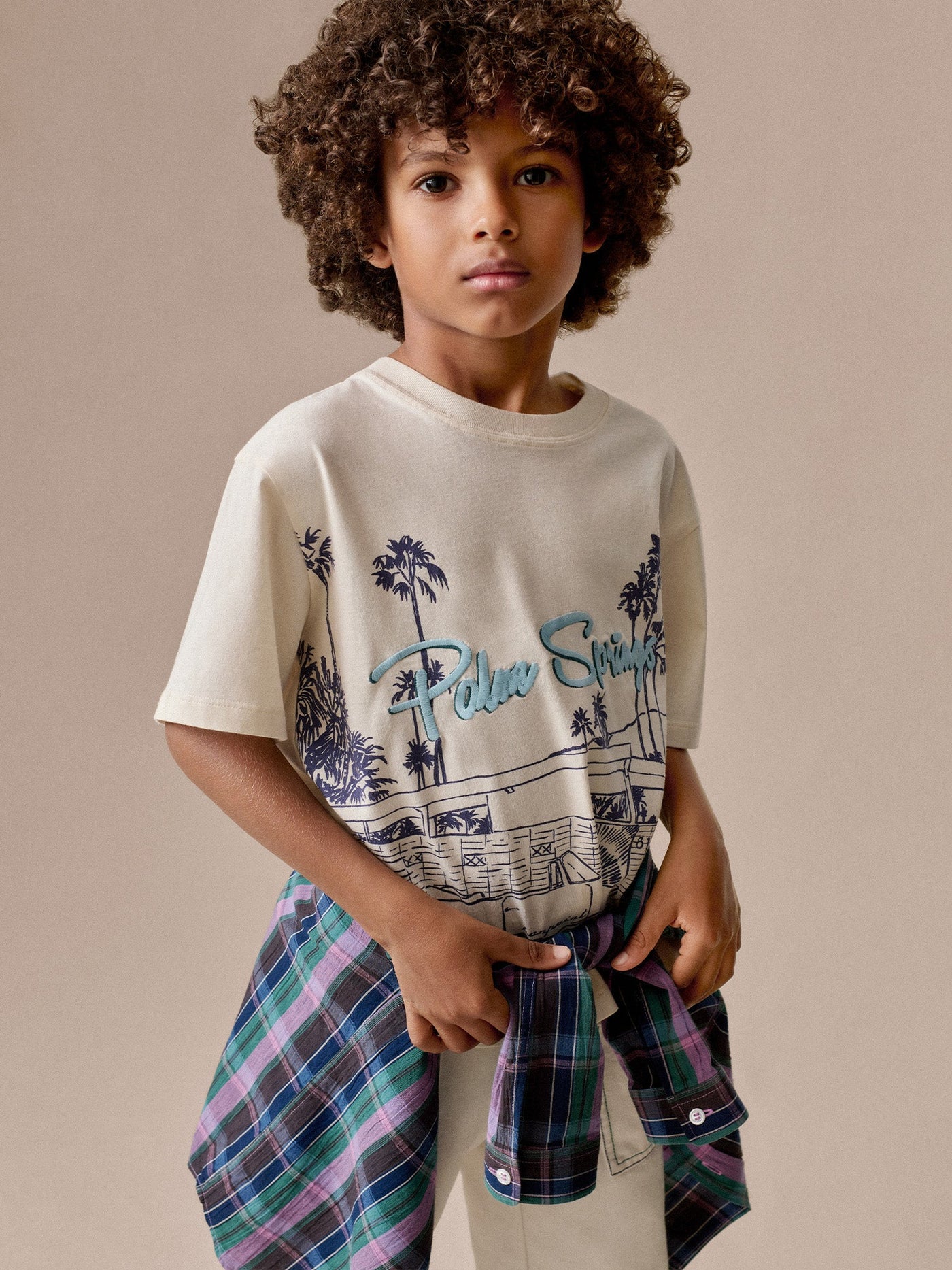 パームスプリングスプリント クルーネックTシャツ