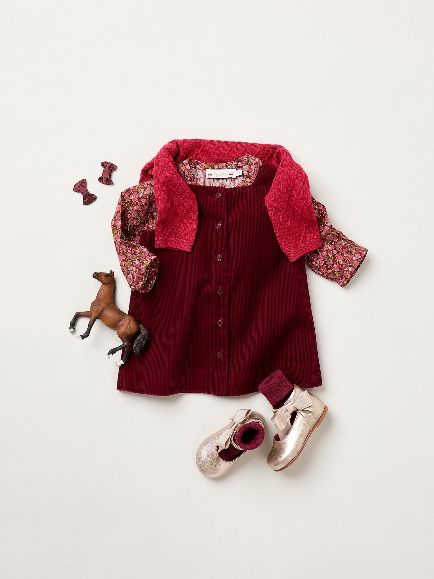 Jacquine corduroy dress