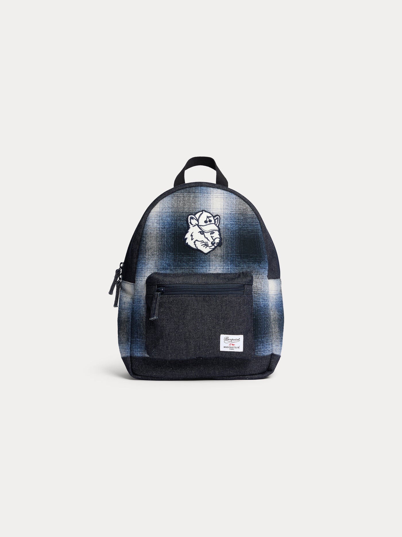 Bonpoint x Maison Kitsuné フォックスパッチ バックパック