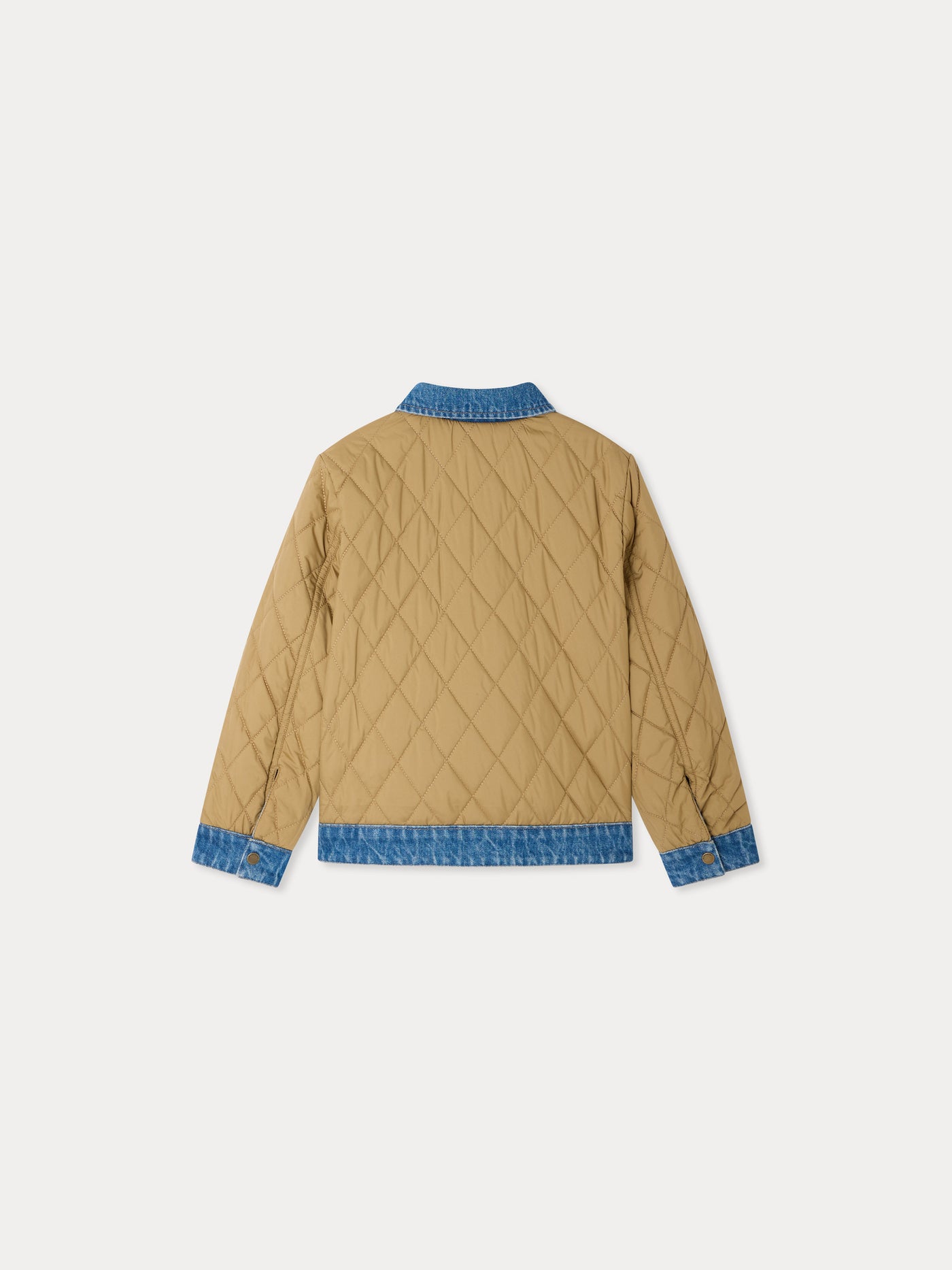 Marvin reversible jacket with embroidery on the back in organic cotton