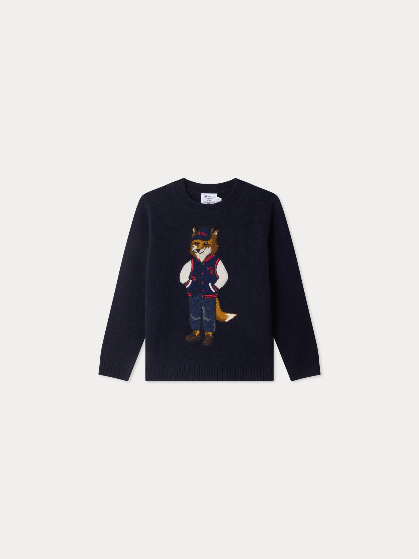 Bonpoint x Maison Kitsuné フォックスウールセーター