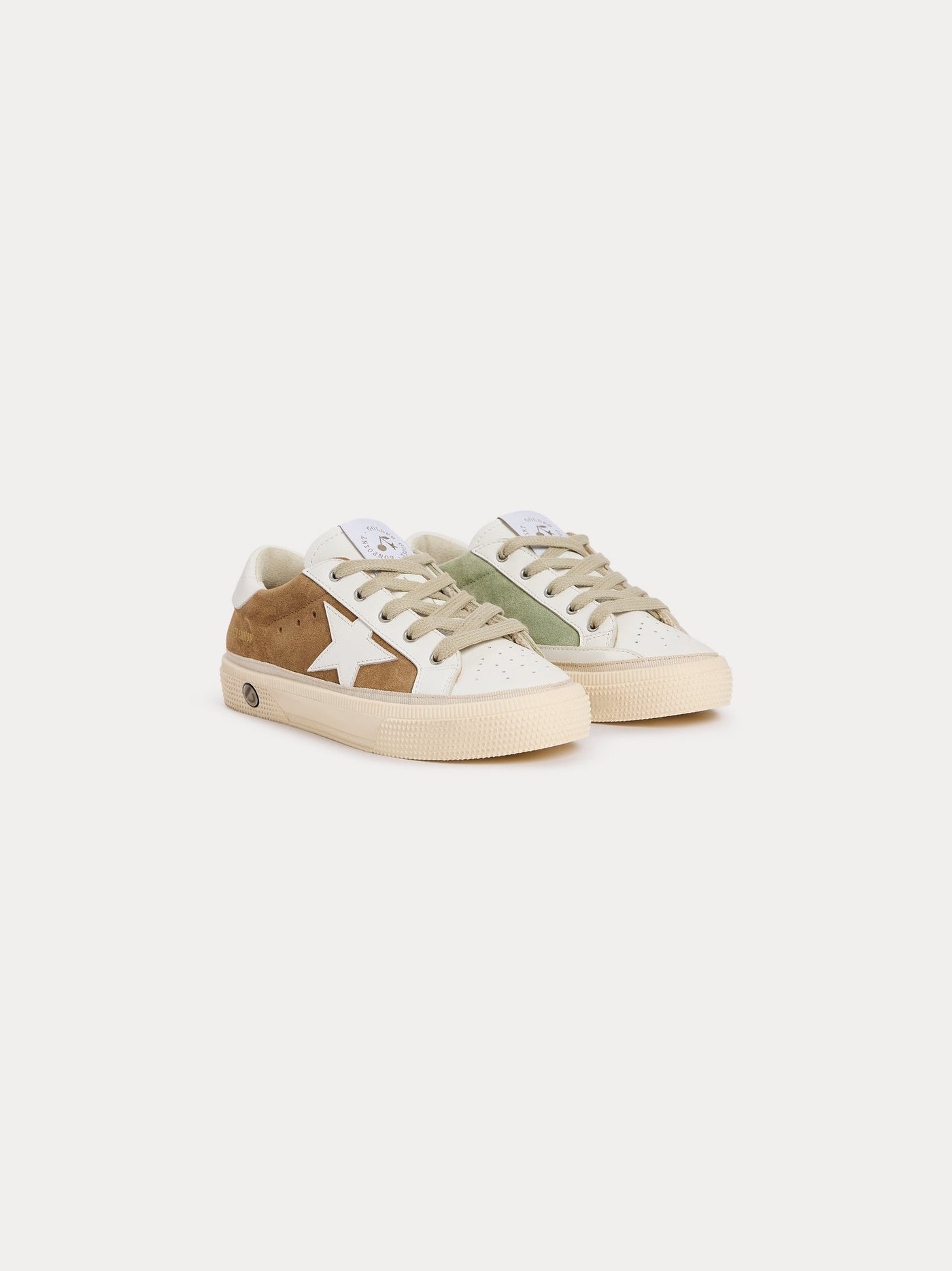 Bonpoint x Golden Goose beige May child sneakers