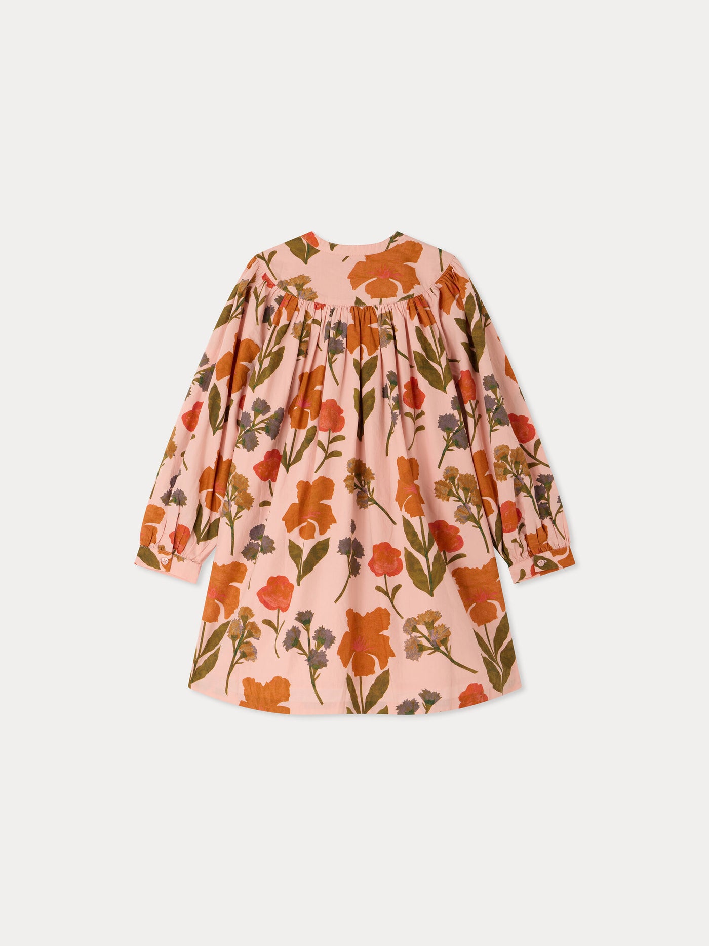 Madwiga dress with floral print in organic cotton