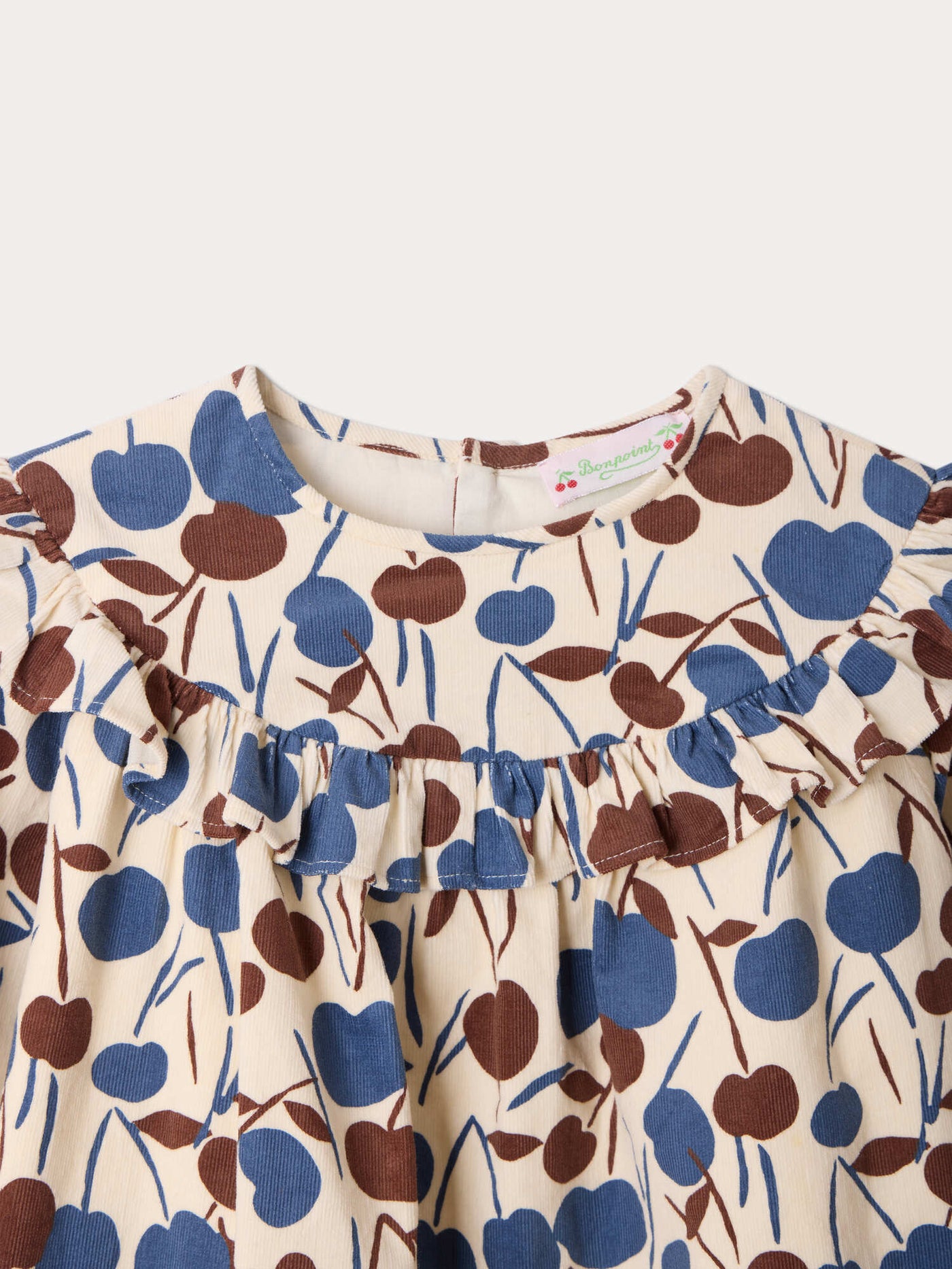 Bevika dress in organic cotton velvet