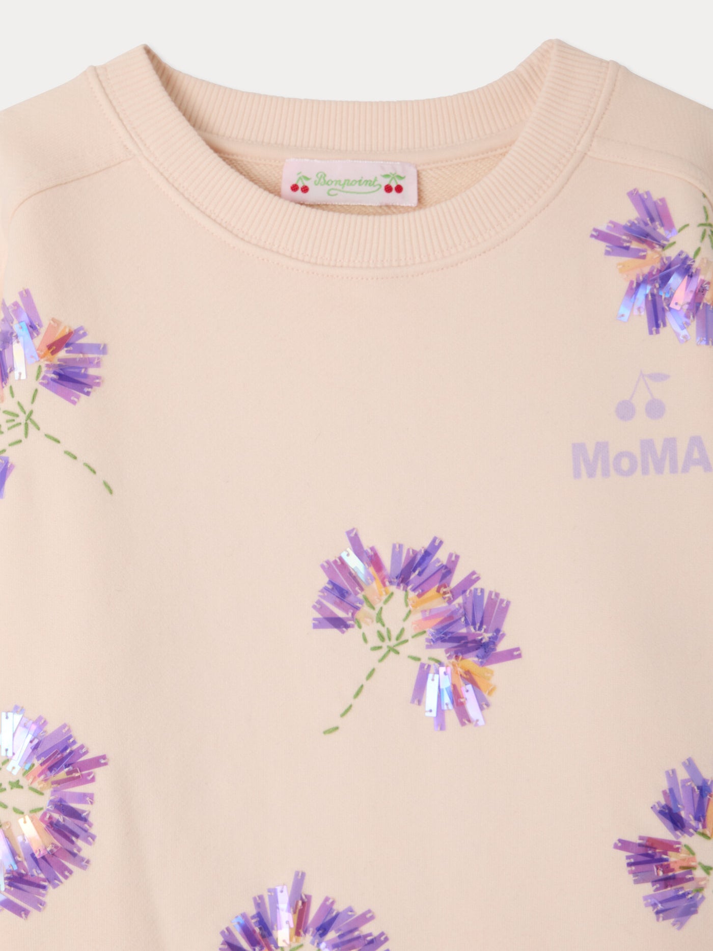 Bonpoint x MoMA ビーズフローラルスウェット