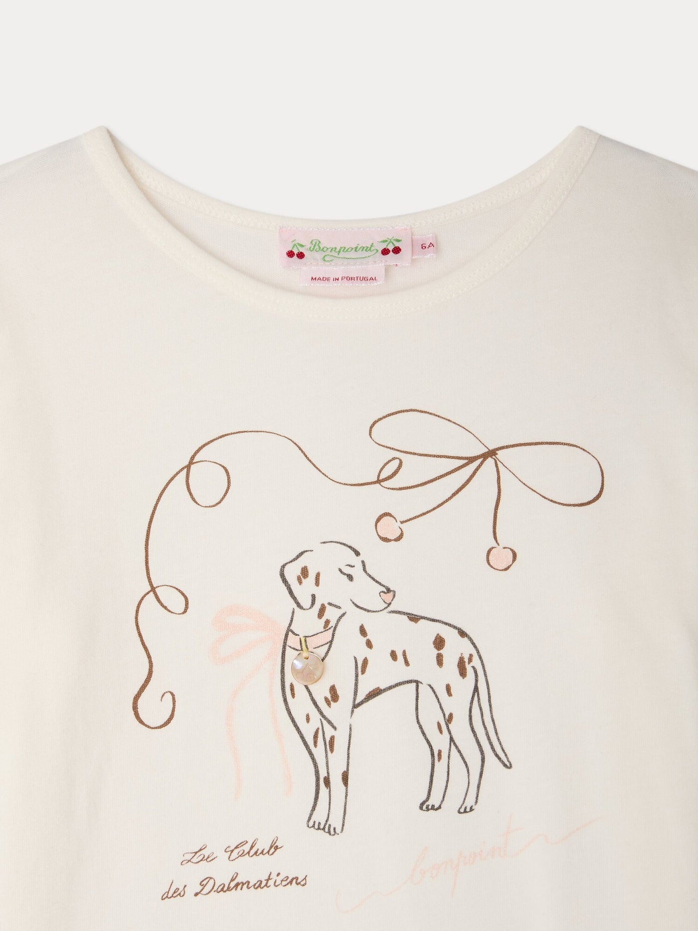 Tidjiane T-shirt with Dalmatian print in organic cotton