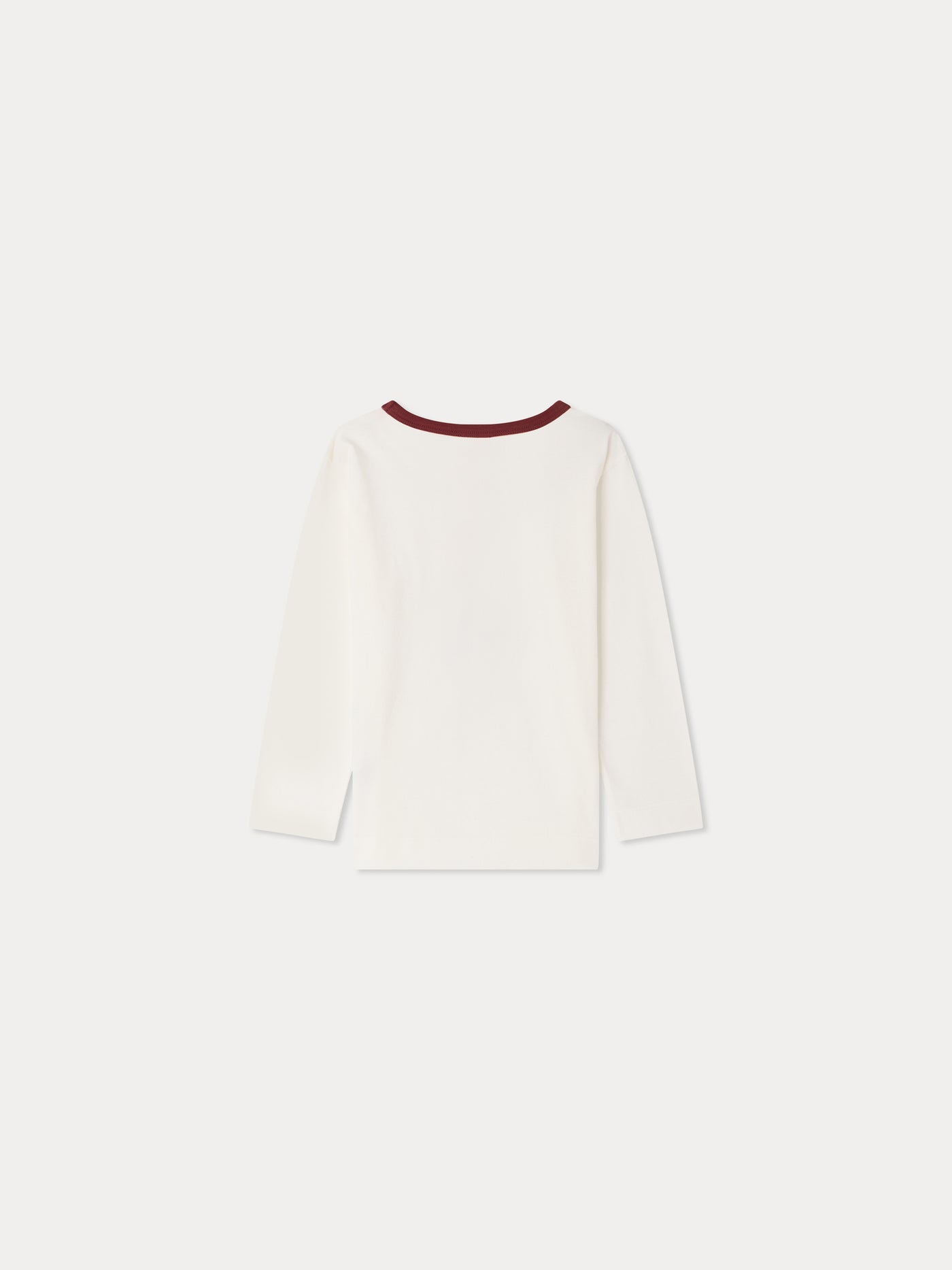Bonpoint x Maison Kitsuné カレッジフォックス長袖Tシャツ