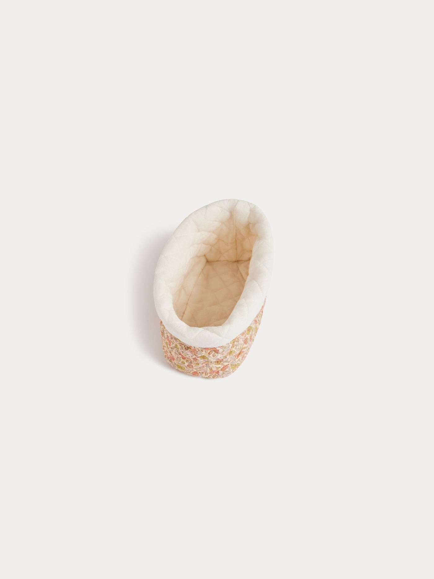 Marlone basket in yellow Liberty fabric in organic cotton