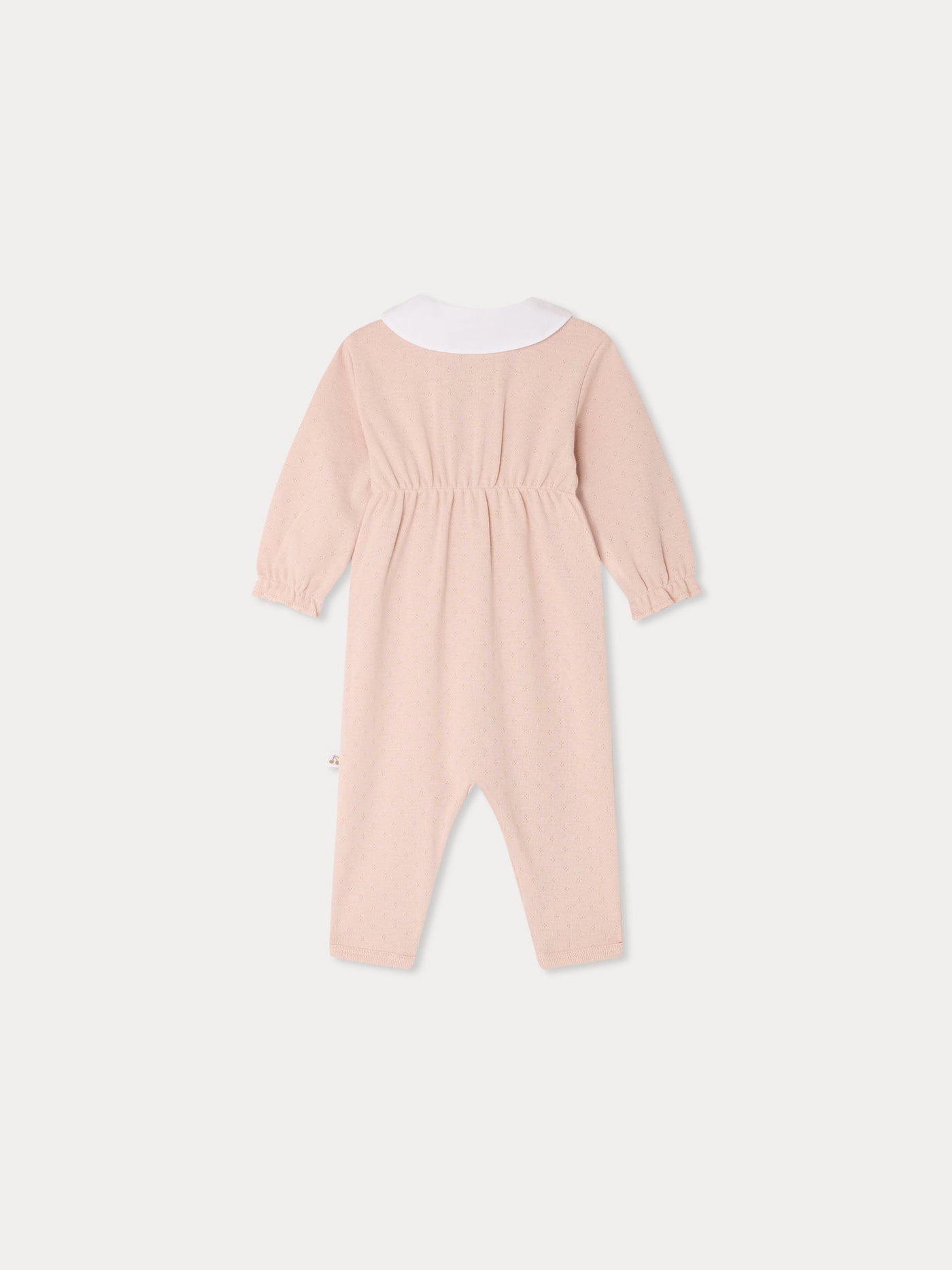 Cayla pajamas with hand embroidered lambs in organic cotton