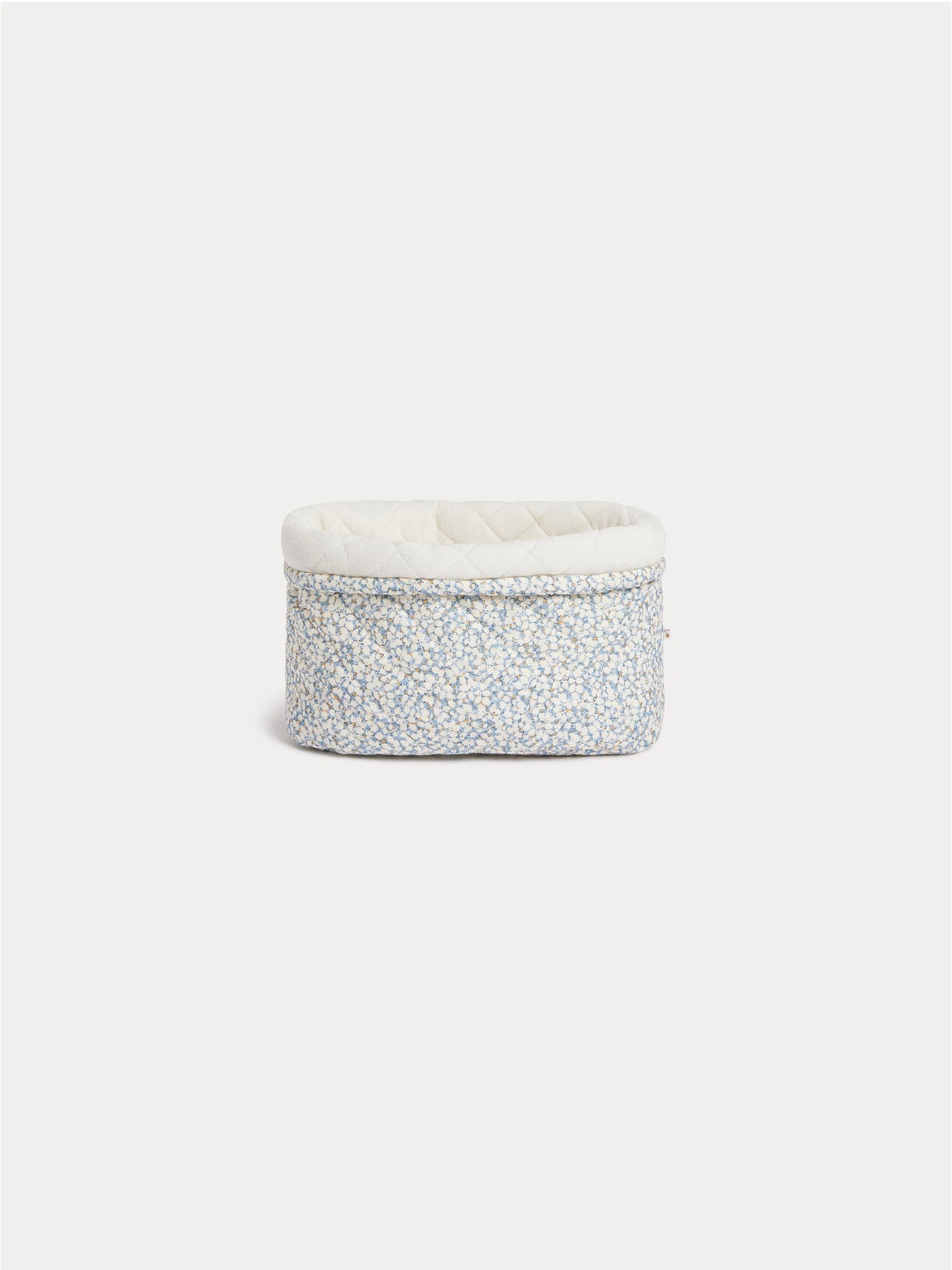 Marlone basket in blue Liberty fabric in organic cotton