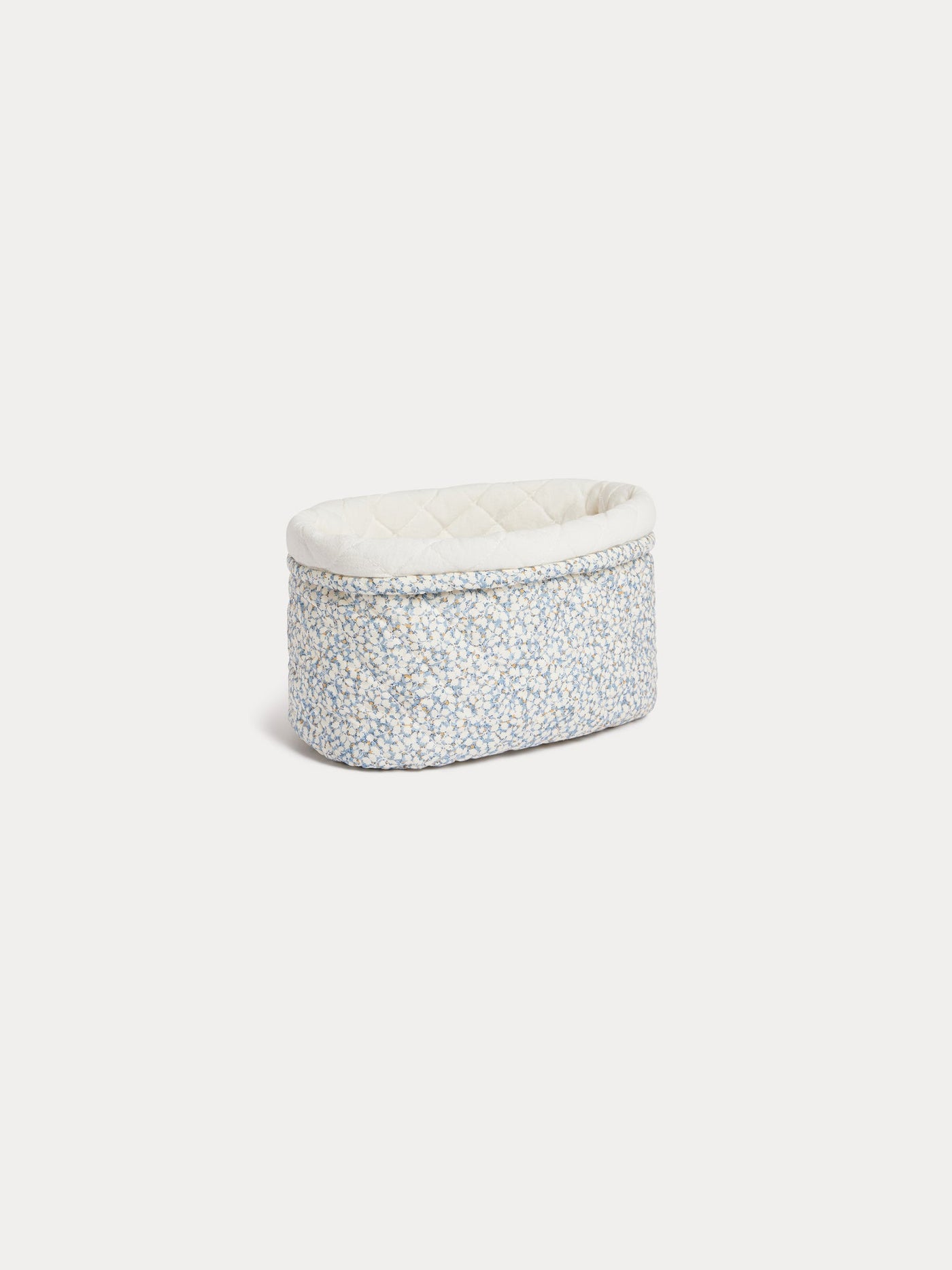 Marlone basket in blue Liberty fabric in organic cotton