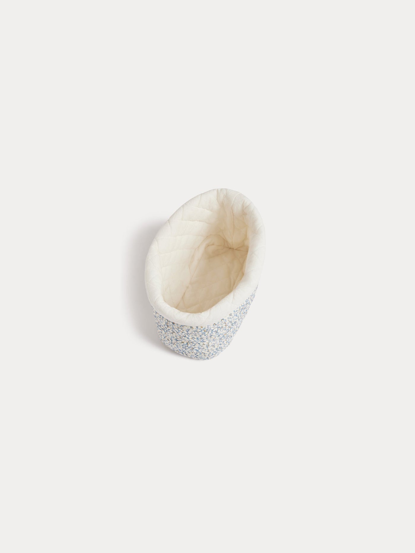 Marlone basket in blue Liberty fabric in organic cotton