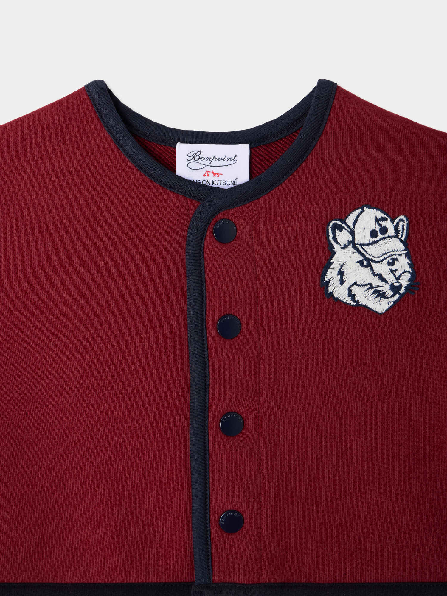 Bonpoint x Maison Kitsuné フォックスパッチスウェット • ボンポワン