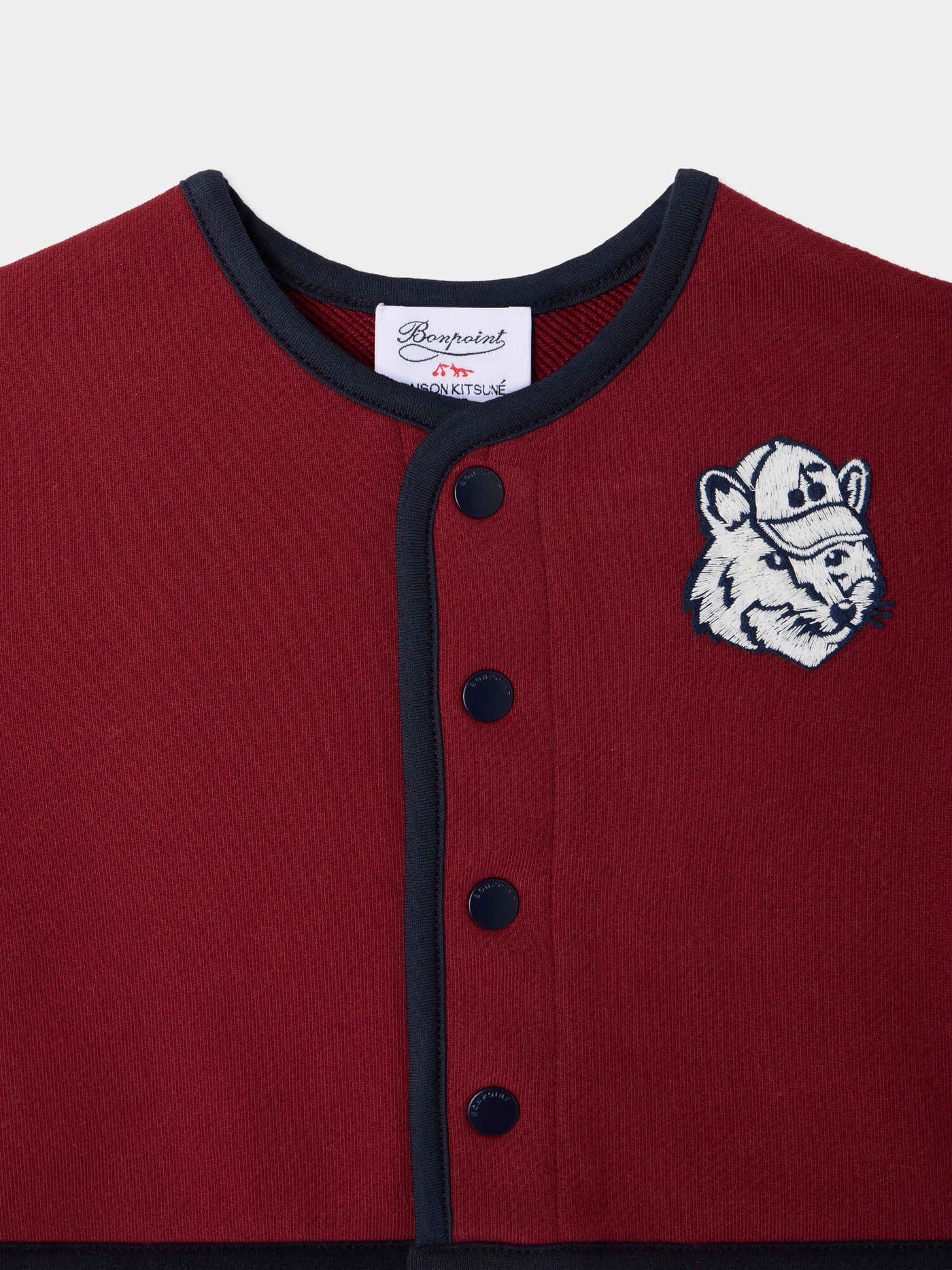 Bonpoint x Maison Kitsuné フォックスパッチスウェット