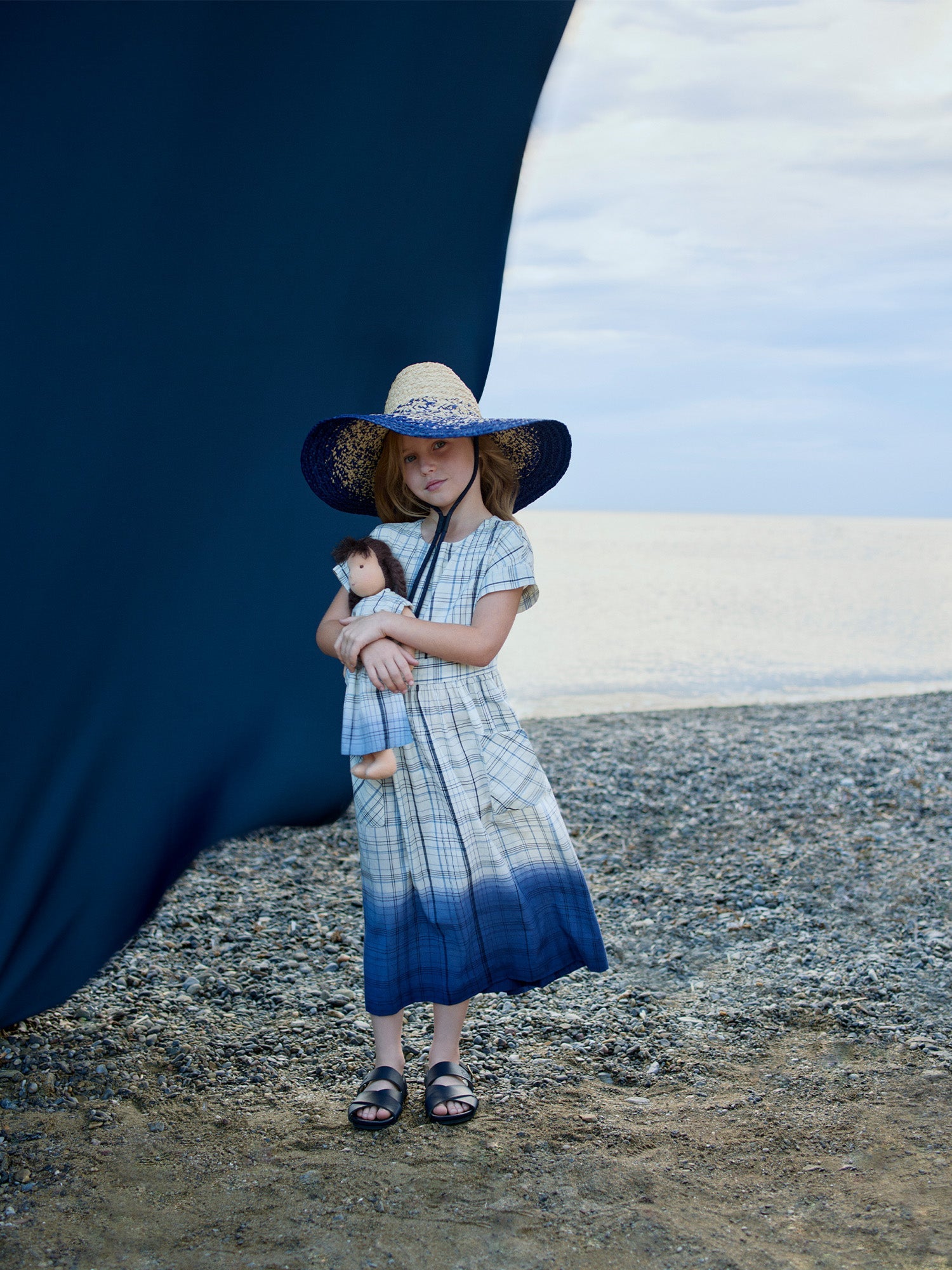 Girl - Checkered dresses | Bonpoint • ボンポワン公式オンライン