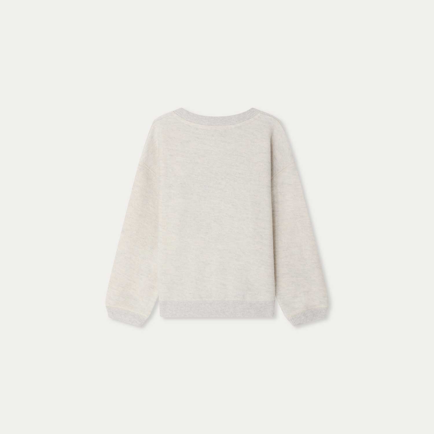 パームスプリングス刺繍 ヘザードフリーススウェット