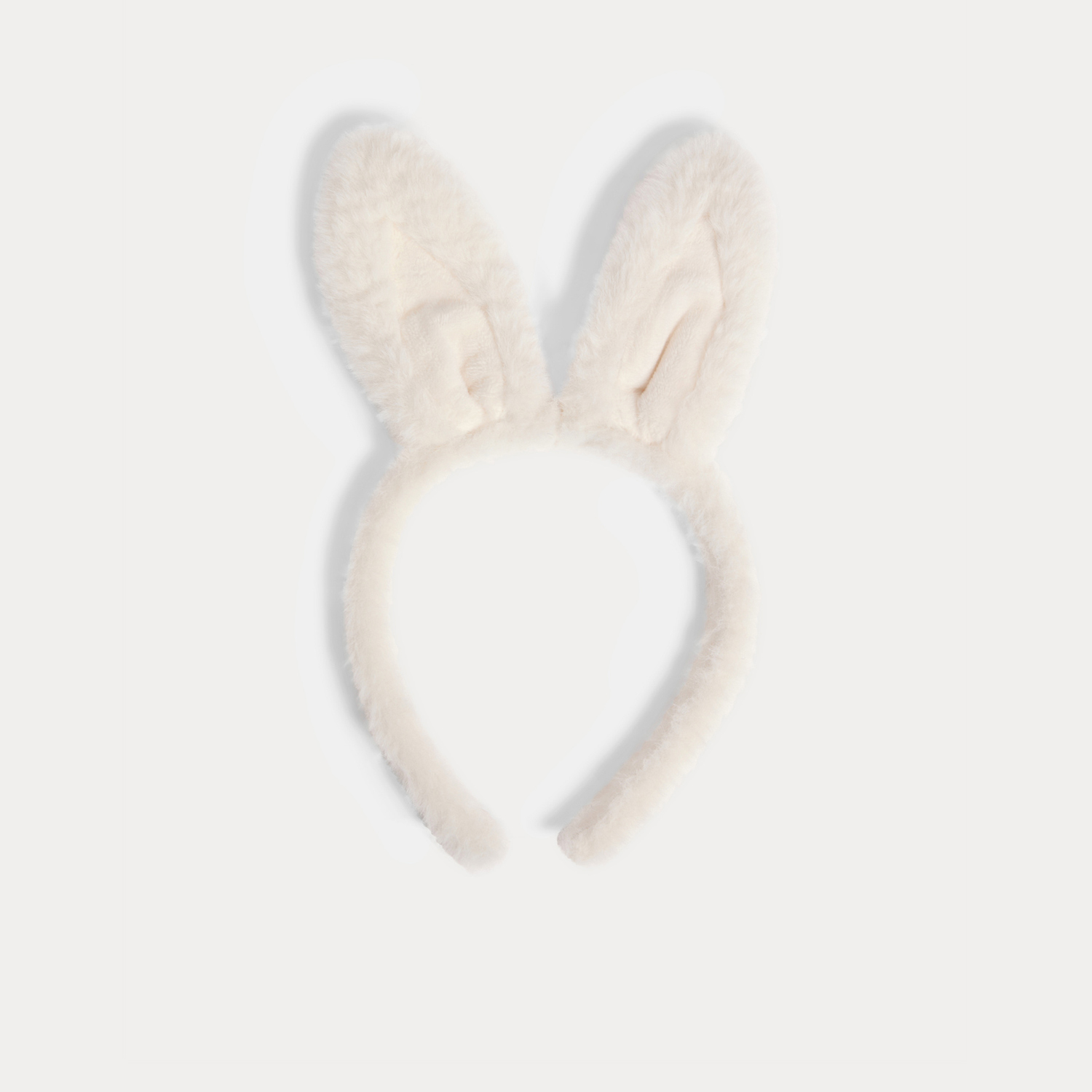 フェイクファー バニーイヤーヘアバンド