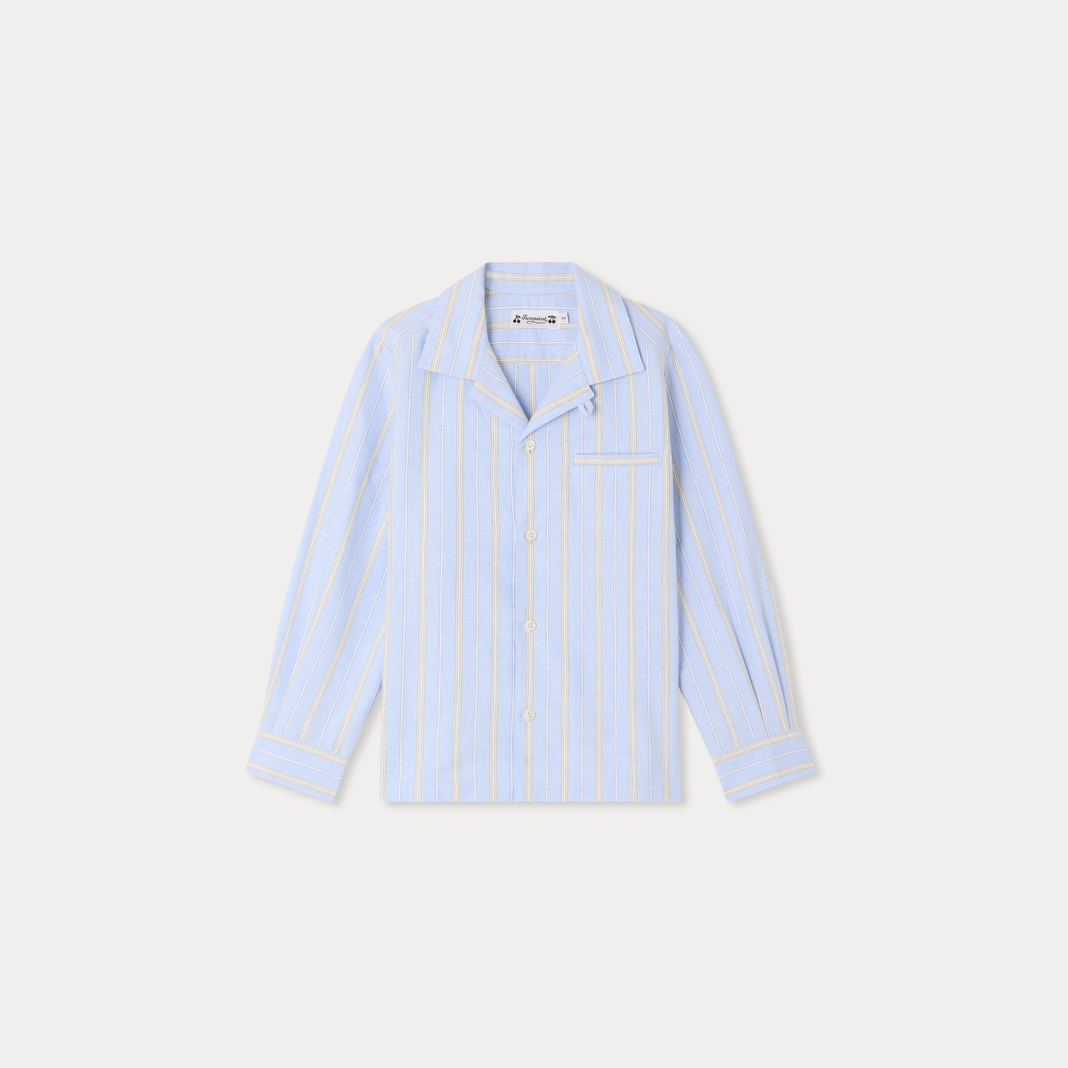 ロングスリーブストライプシャツ