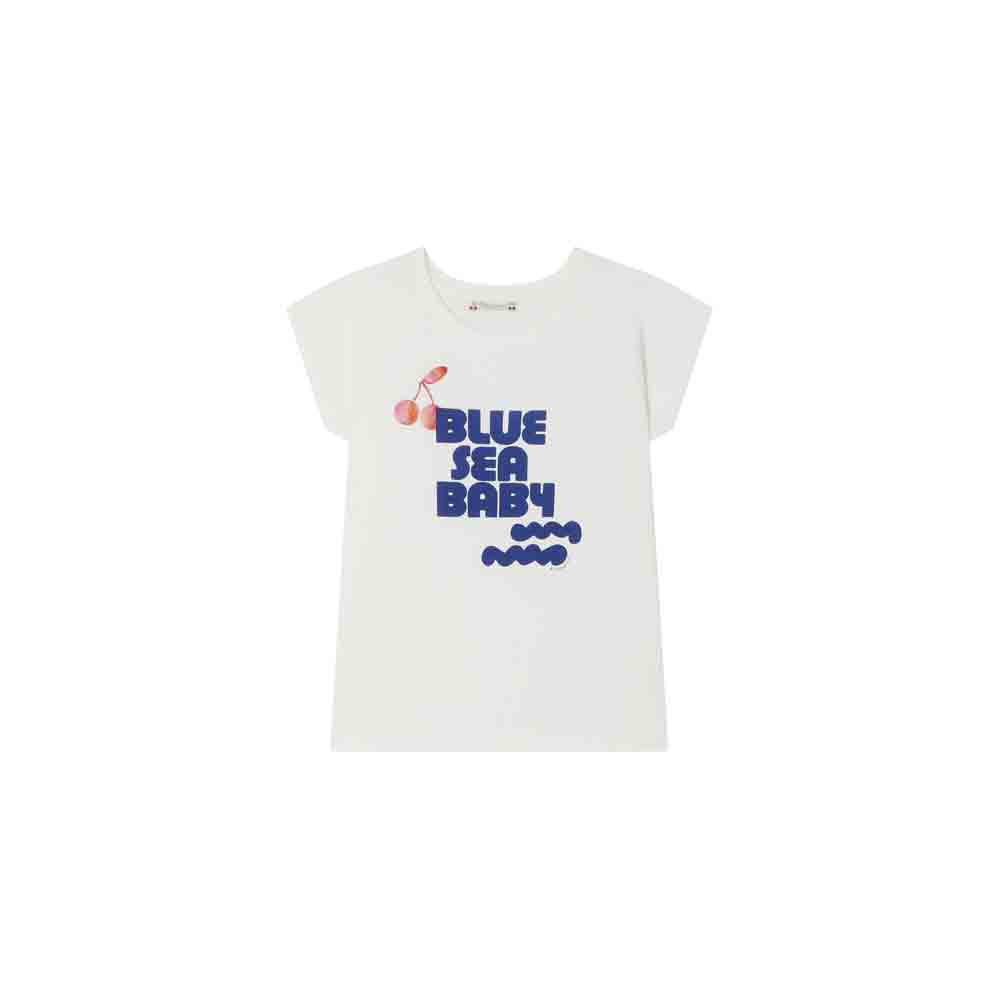 BLUE SEA BABYグラフィックTシャツ オフホワイト