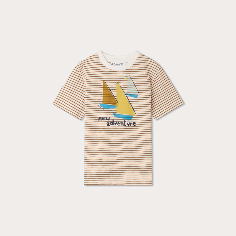 ボーダープリントTシャツ