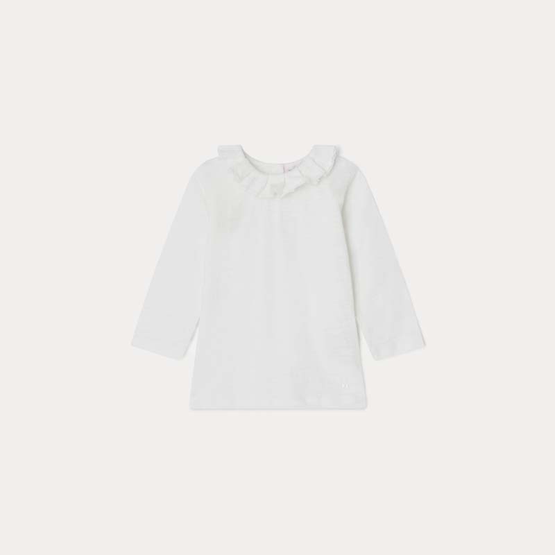 フリル ロングTシャツ