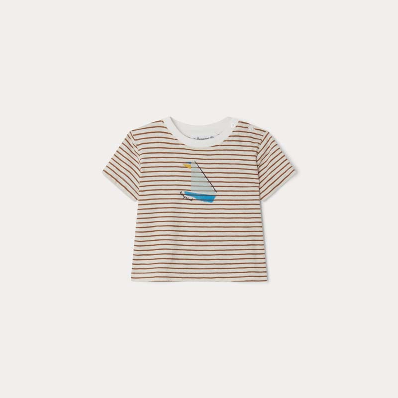 ボーダー ベビーTシャツ